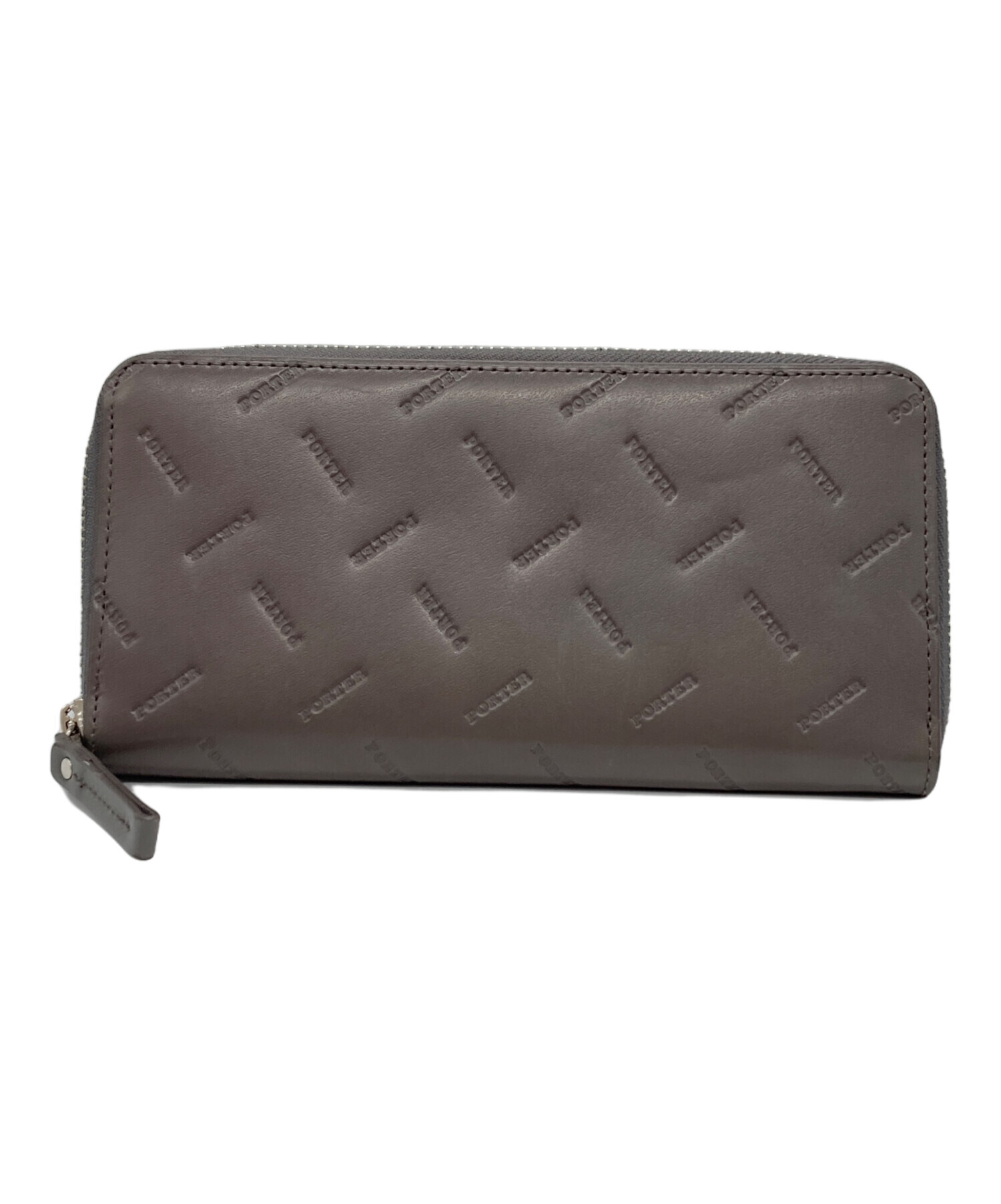 中古・古着通販】PORTER (ポーター) 長財布 グレー｜ブランド・古着
