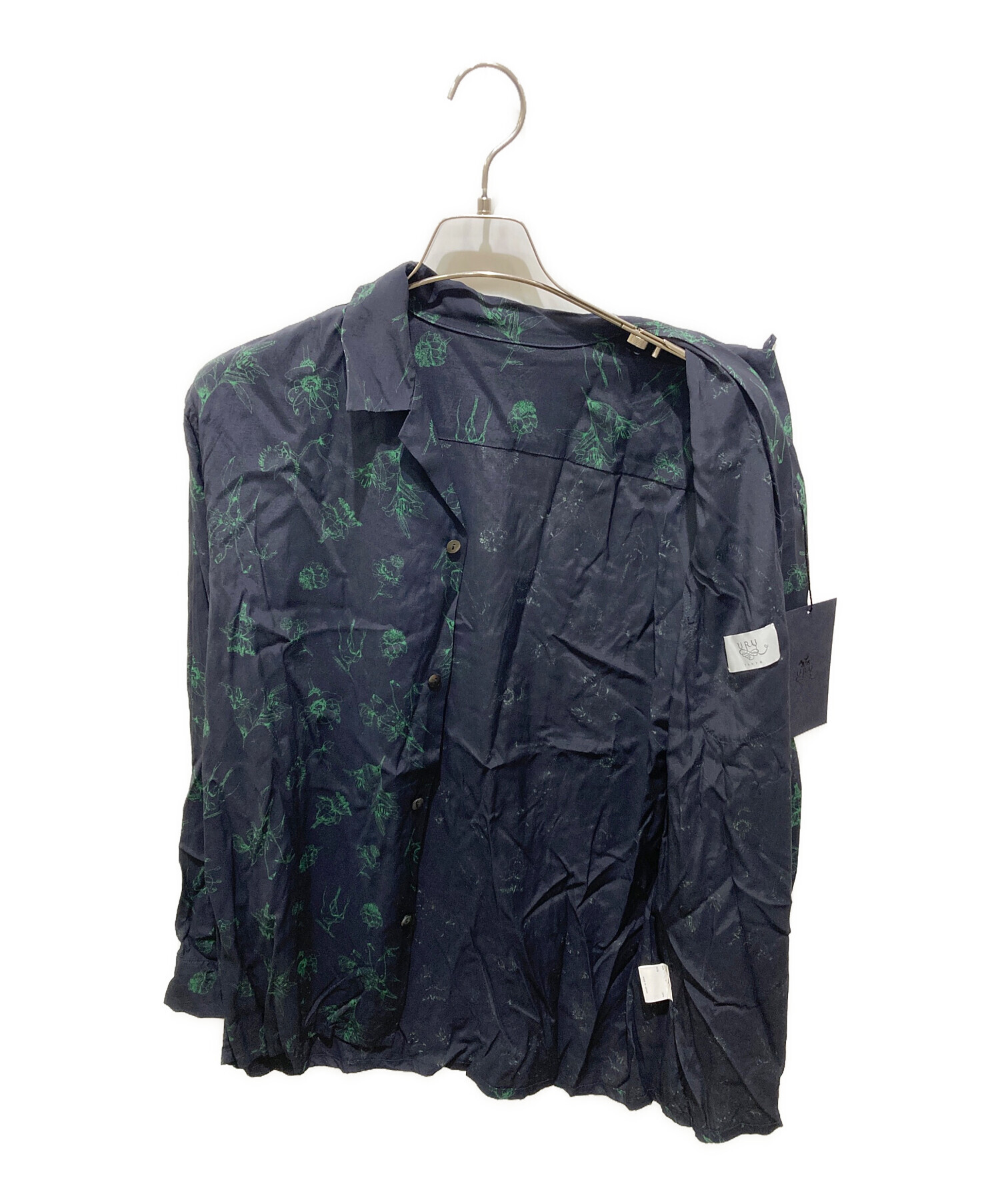 中古・古着通販】URU (ウル) LONG SLEEVE SHIRTS ブラック サイズ:2