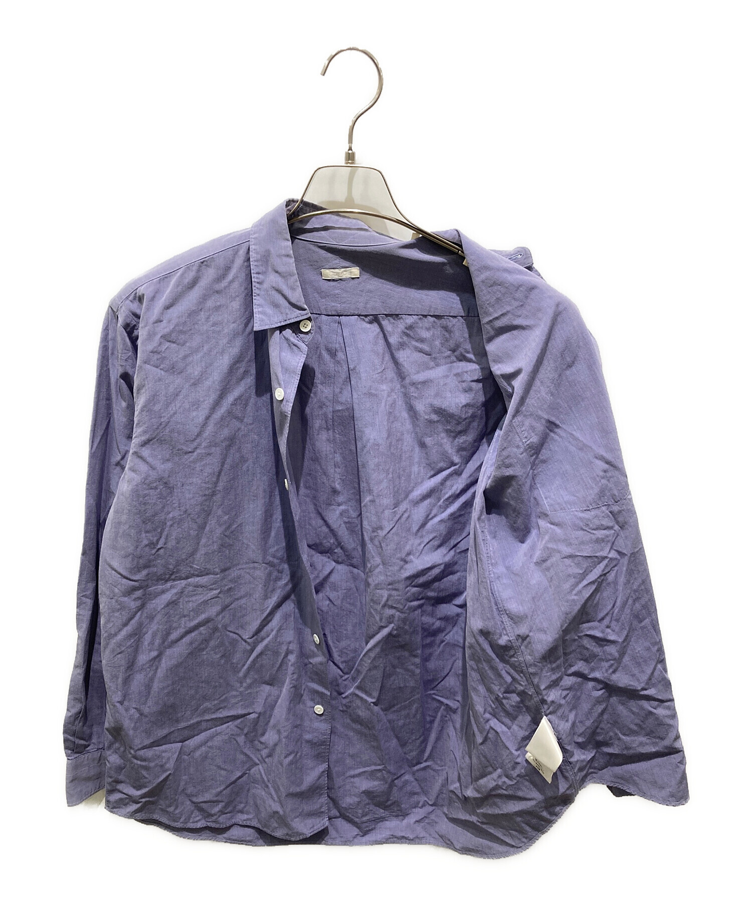 コモリシャツ　初期　サイズ1 中古・古着通販】COMOLI (コモリ) コモリシャツ Sax サイズ:1