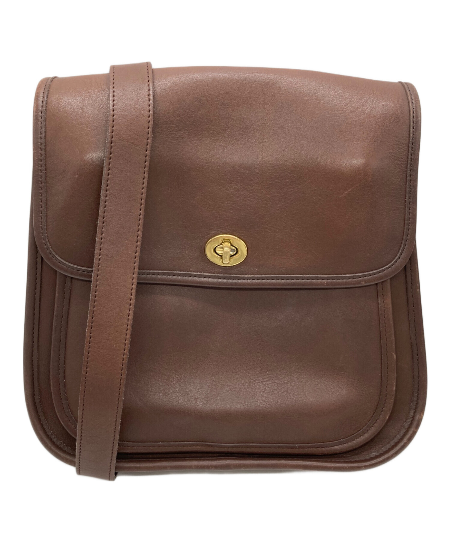 Coach ダークブラウン ハンドバッグ 美品 【公式通販】