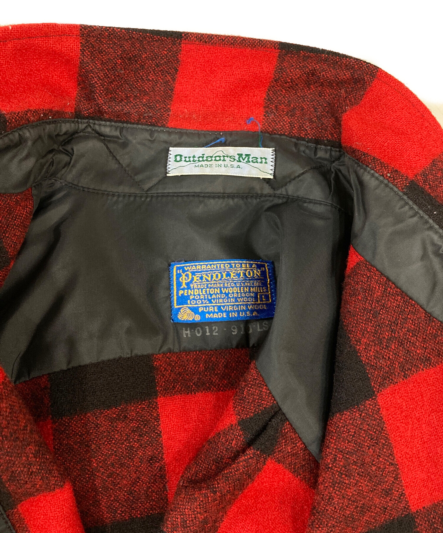 中古・古着通販】PENDLETON (ペンドルトン) ウールチェックシャツ