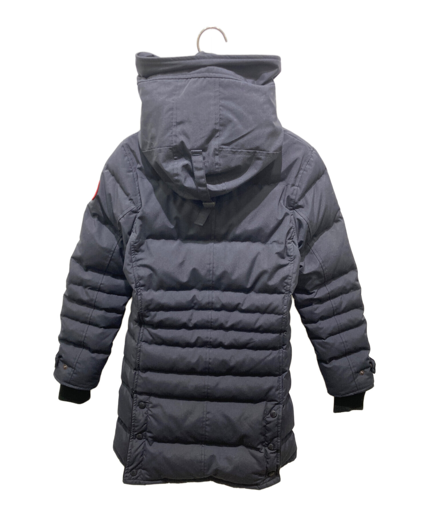 ほぼ未使用・現行正規品 カナダグース ロクスレア パーカー ダウン ロゴ 黒 L カナダグース CANADA GOOSE ロスクレア パーカ ブラックレーベル