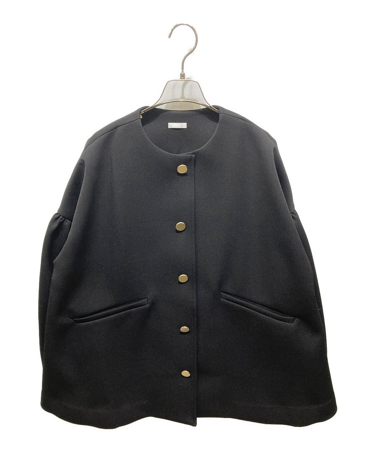 中古・古着通販】LITEN (リテン) ボンディングテントコート ブラック