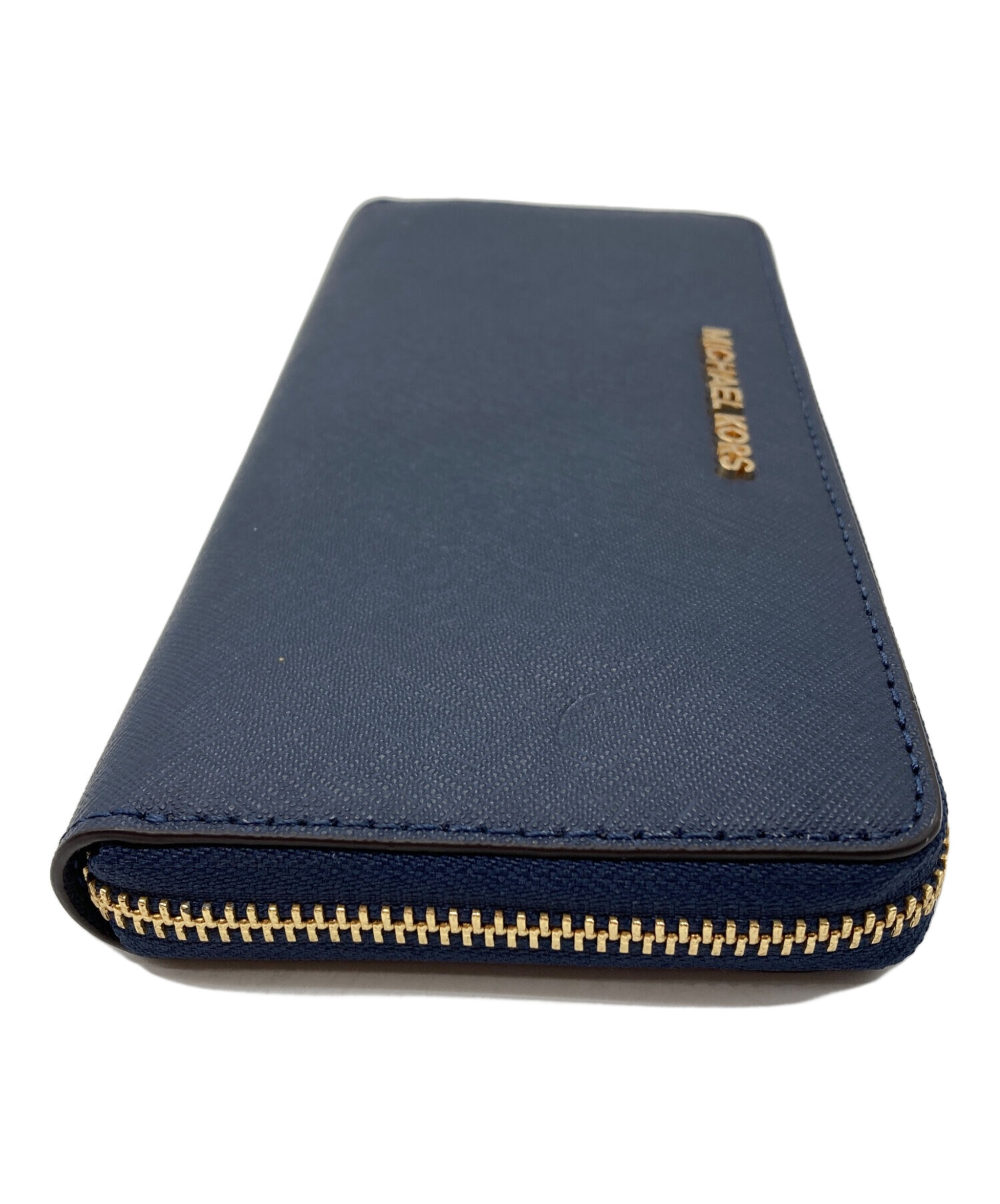 マイケルコース 長財布 ネイビー 中古・古着通販】MICHAEL KORS (マイケル・コース) 長財布 ネイビー