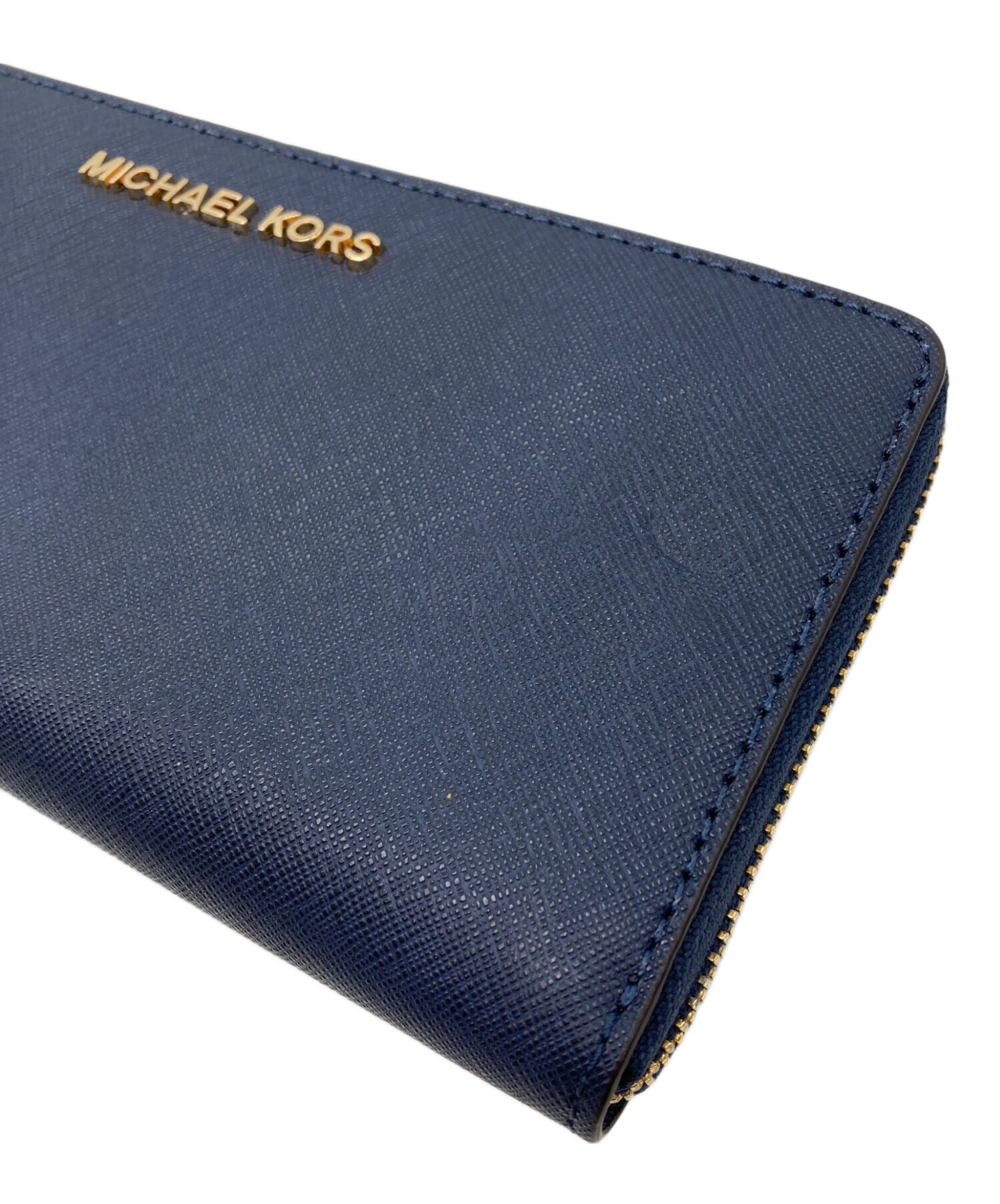 MICHAEL KORS ネイビー 長財布 箱付き　新品未使用 中古・古着通販】MICHAEL KORS (マイケル・コース) 長財布 ネイビー