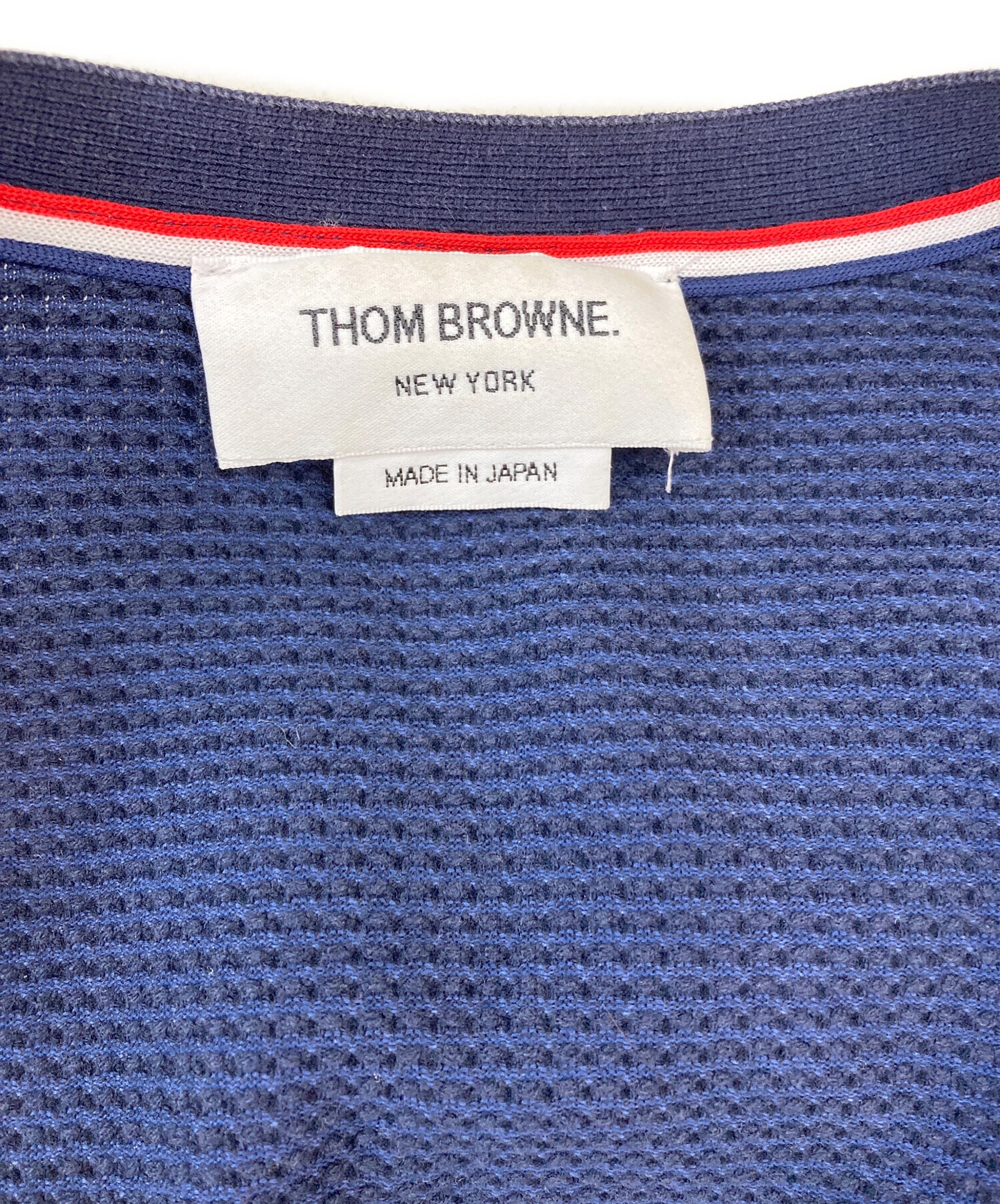 中古・古着通販】Thom Browne (トムブラウン) サーマルコットンVネック
