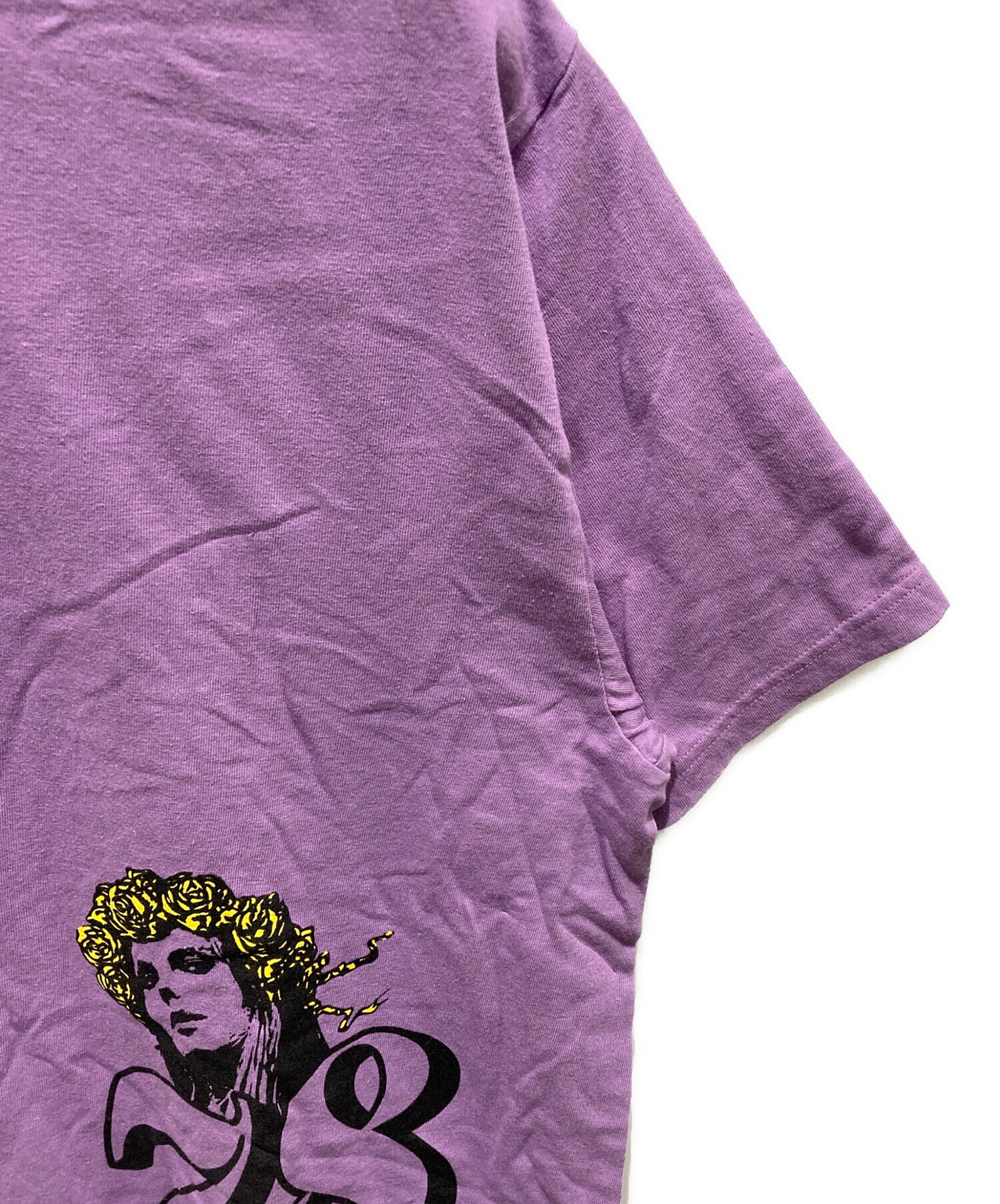 HYSTERIC GLAMOUR Tシャツ・カットソー F 紫(総柄) 【古着】【中古】 中古・古着通販】Hysteric Glamour (ヒステリックグラマー) プリントT