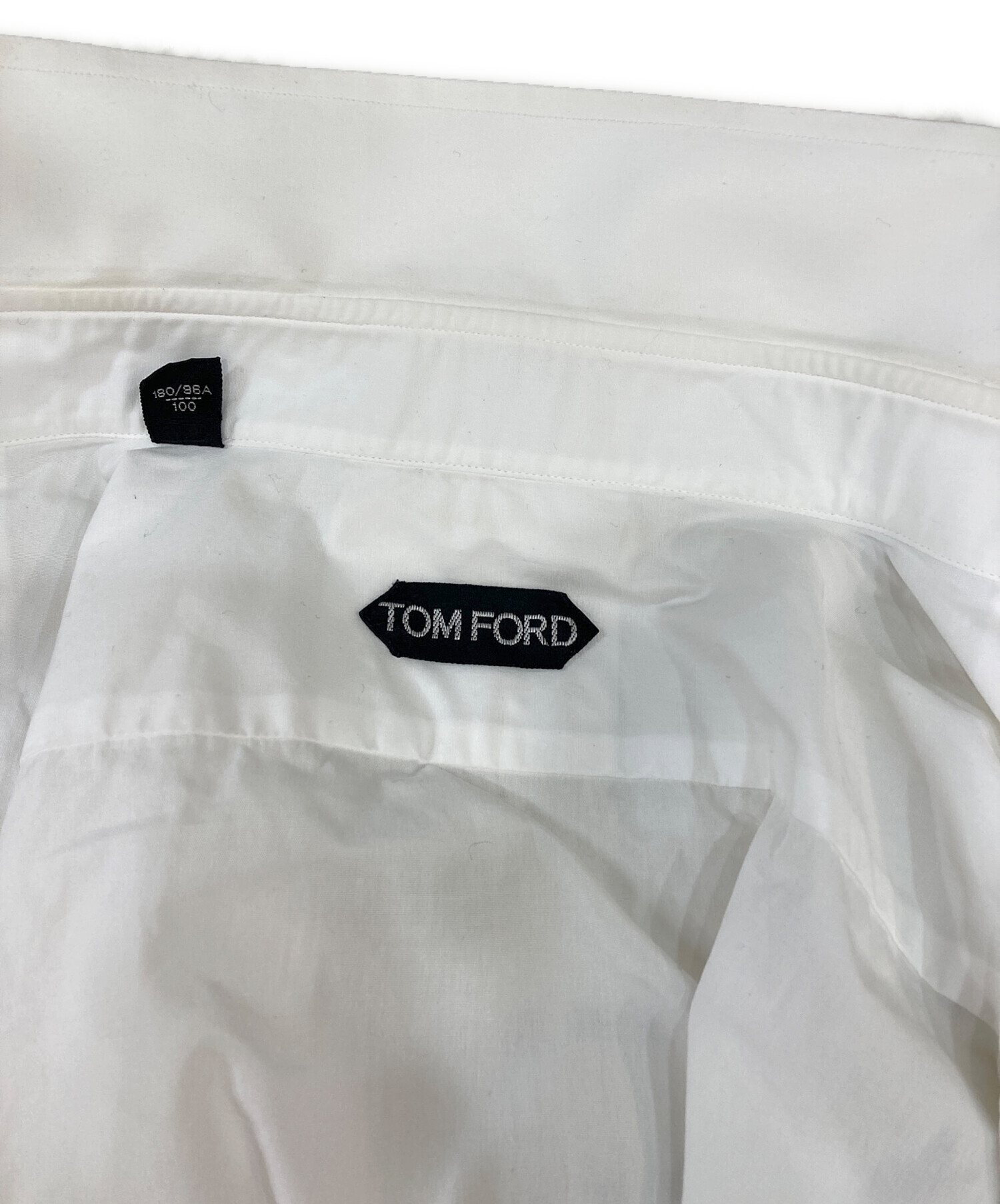 中古・古着通販】TOMFORD (トムフォード) カフスシャツ ホワイト