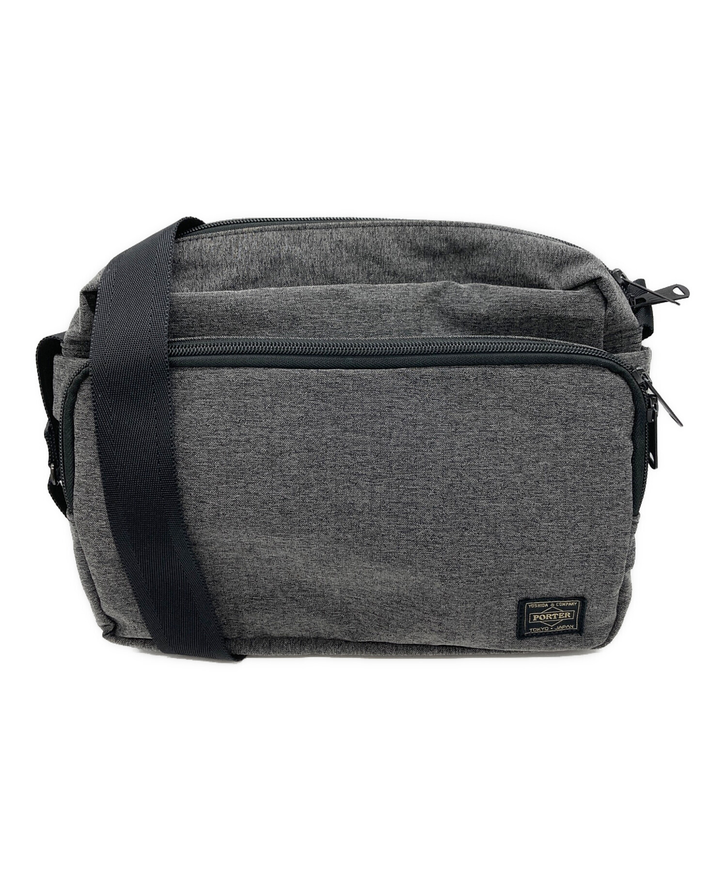 中古・古着通販】PORTER (ポーター) ショルダーバッグ グレー 