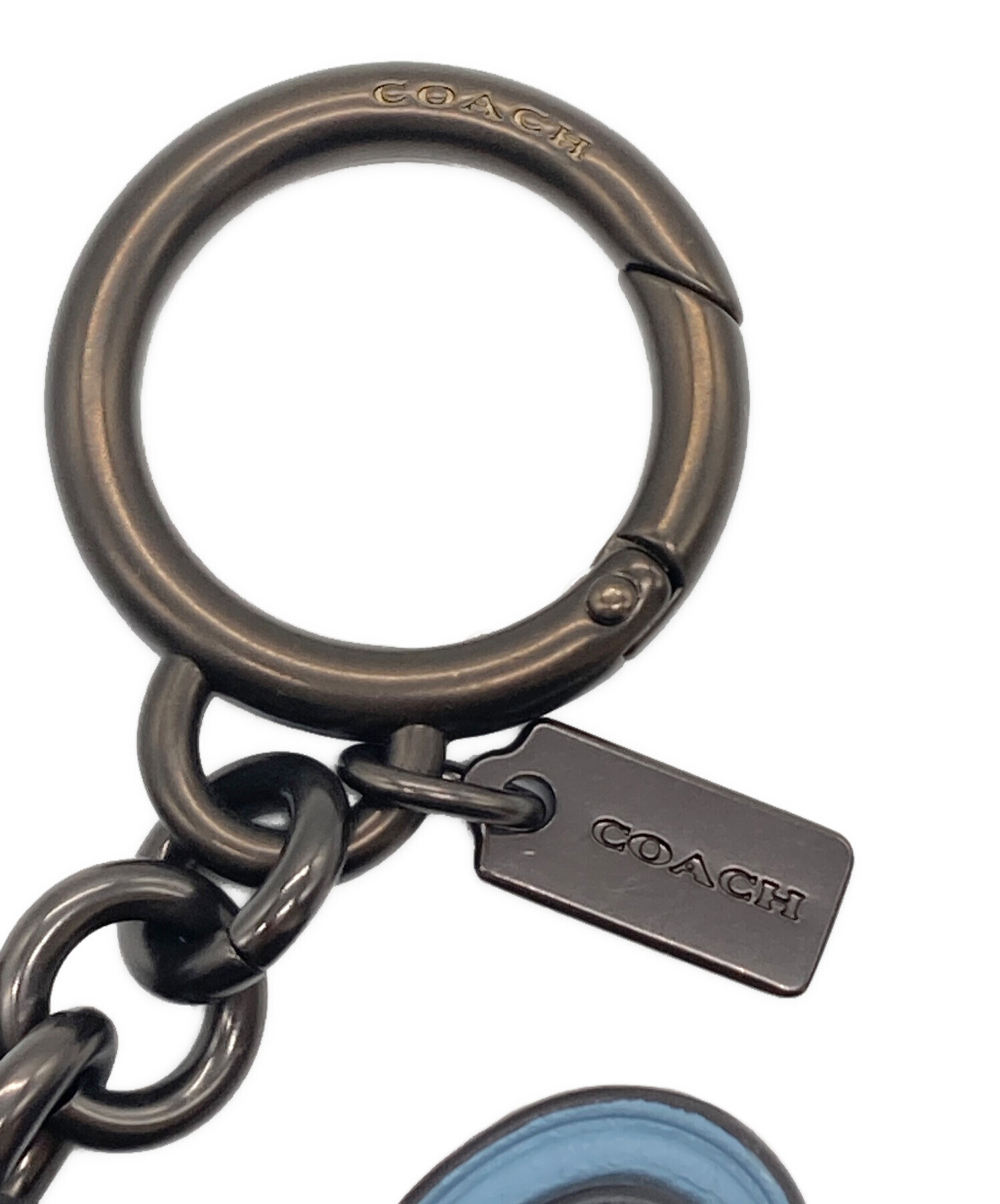 中古・古着通販】COACH (コーチ) レキシー キーホルダー ブルー