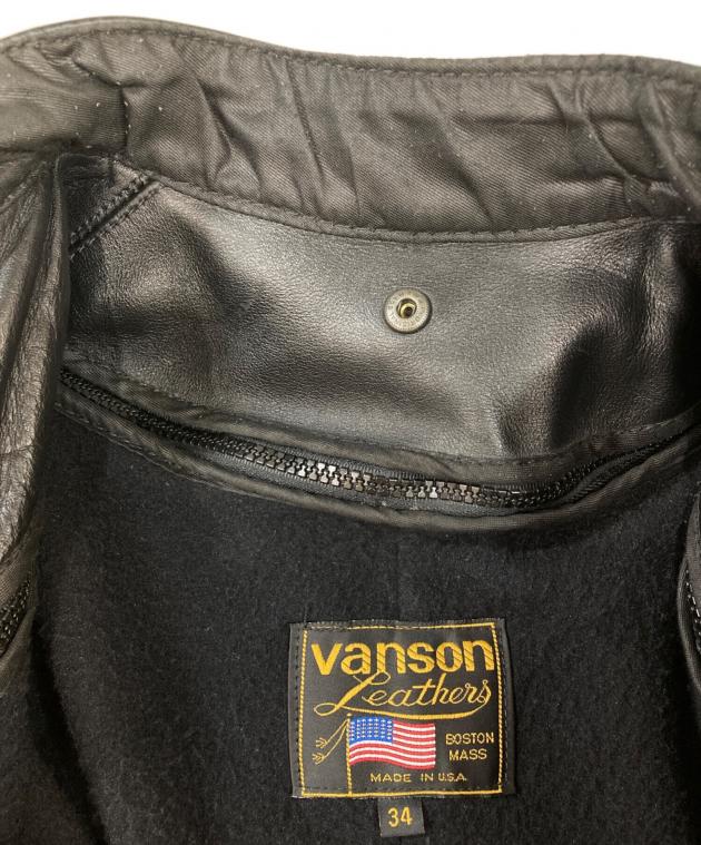 中古・古着通販】VANSON (バンソン) ライナー付シングルライダース