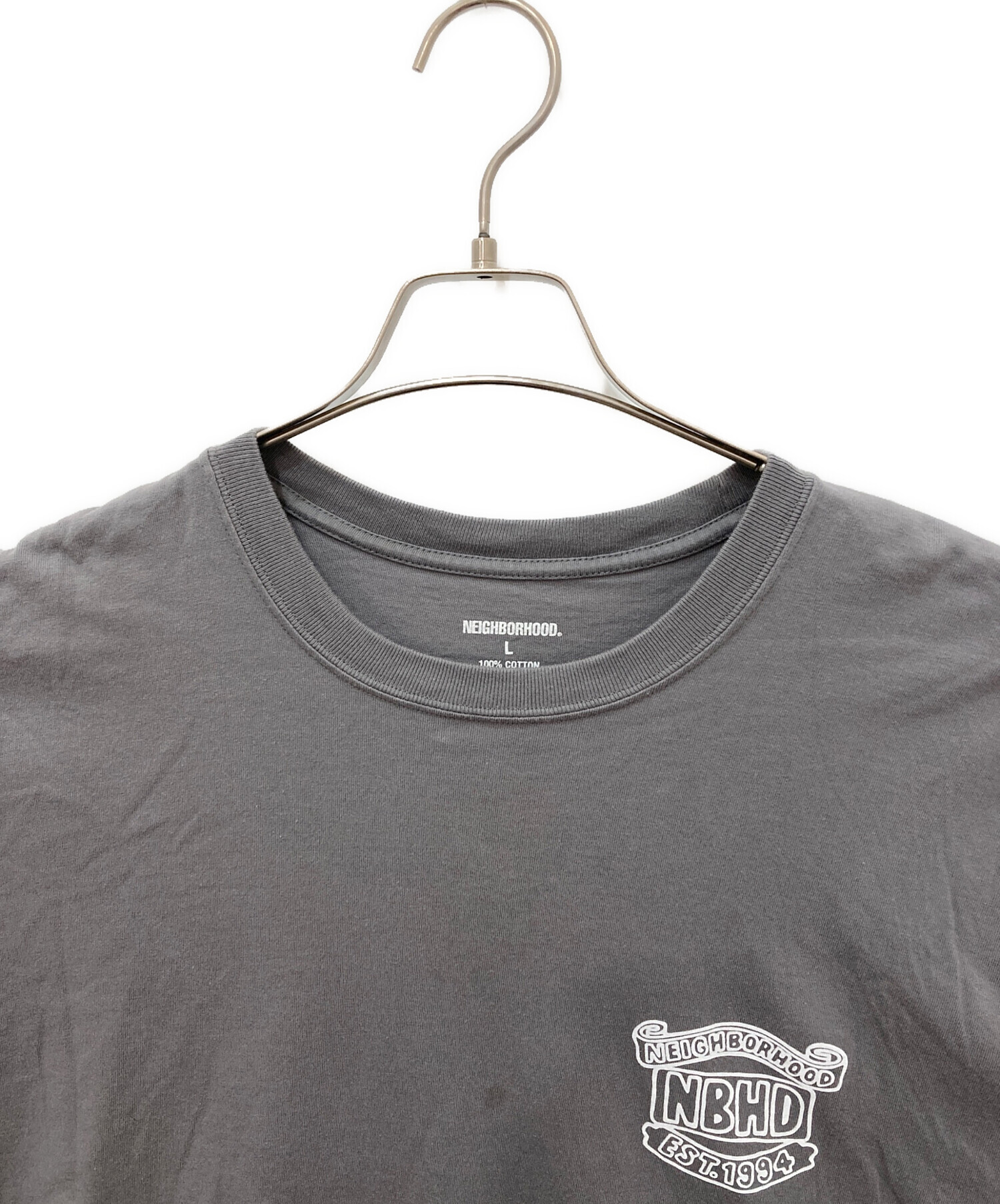 中古・古着通販】NEIGHBORHOOD (ネイバーフッド) Tシャツ グレー 