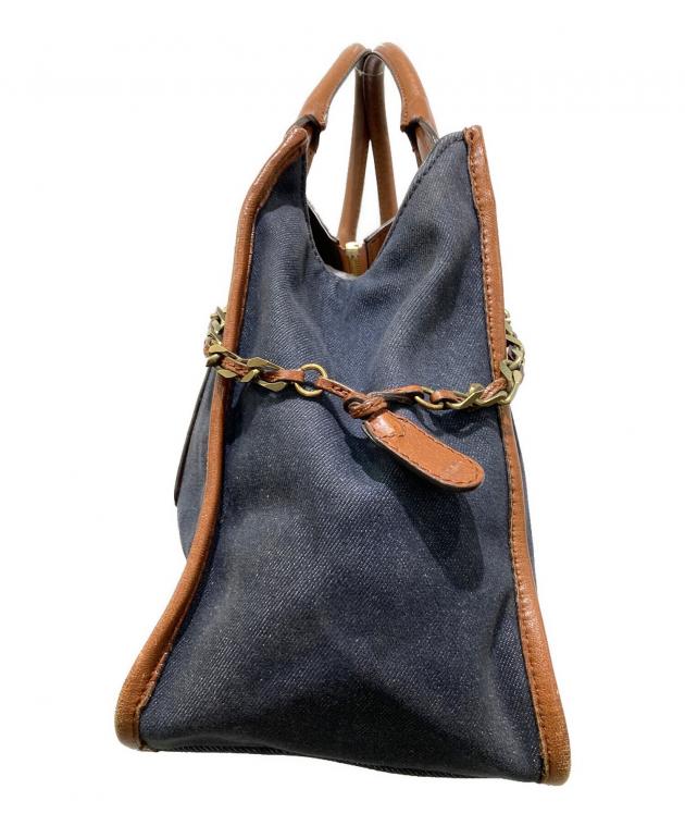 中古・古着通販】Chloe (クロエ) ハーレーデニムトートバック ネイビー