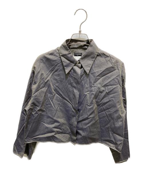 中古・古着通販】CHANEL (シャネル) ココマークボタンクロップド丈長袖