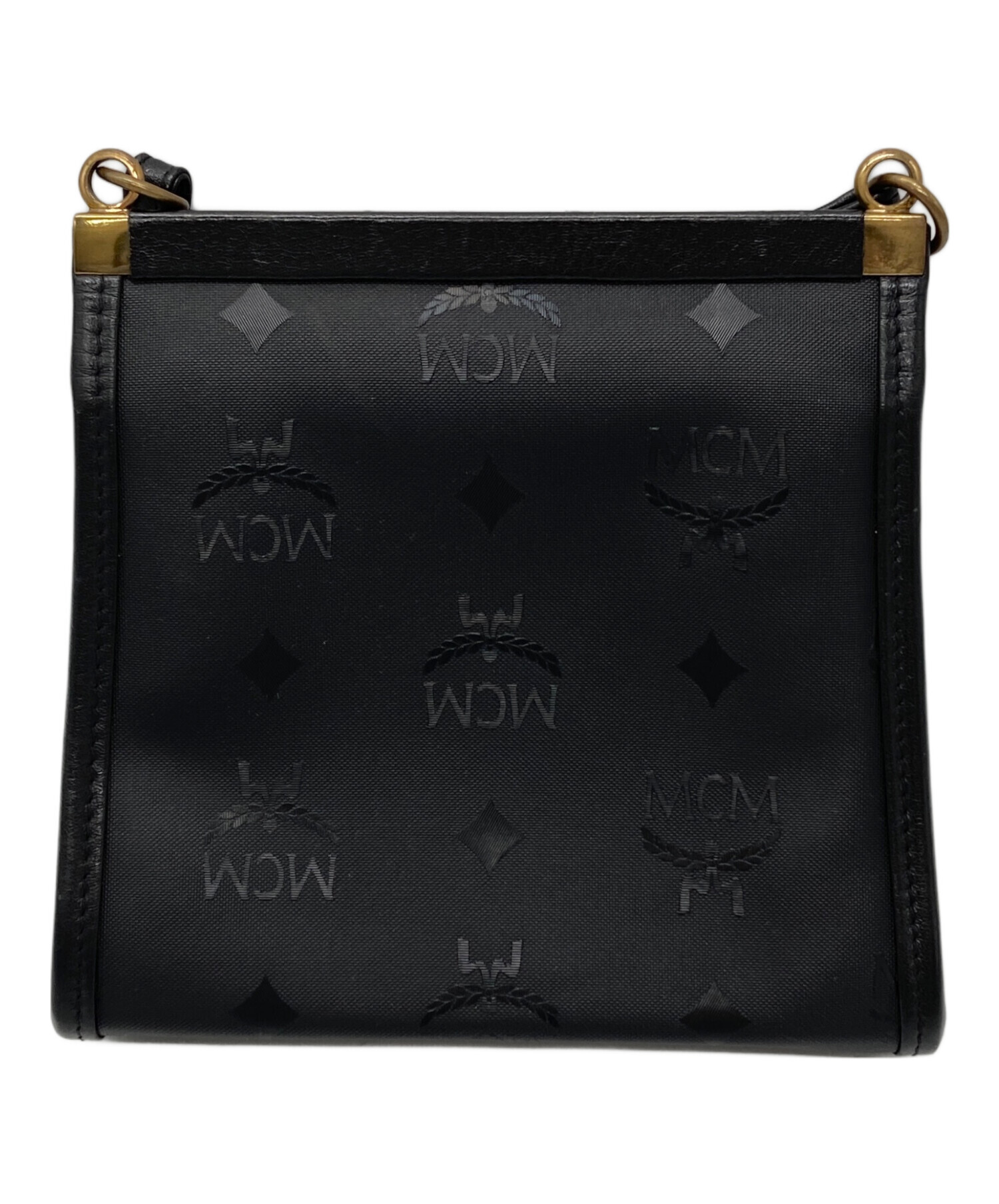 中古・古着通販】MCM (エムシーエム) ミニショルダーバッグ ブラック