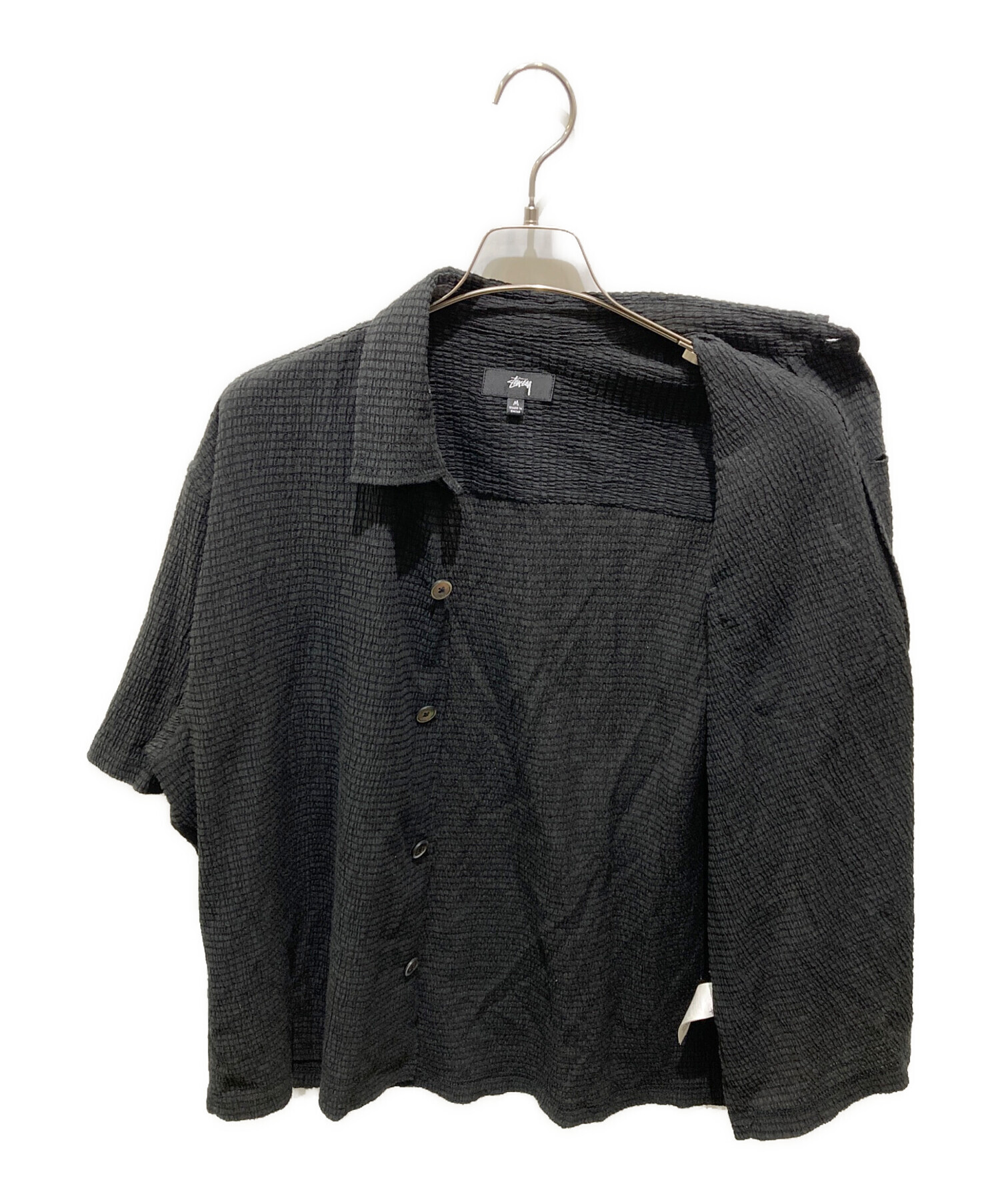 中古・古着通販】stussy (ステューシー) Flat Bottom Crinkled shirt