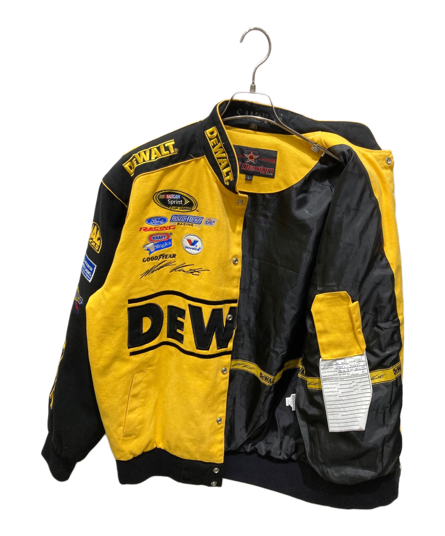 早い者勝ち　入手困難90s JH DESIGN 刺繍　レーシングジャケット　L 中古・古着通販】JH Design (ジェイエイチデザイン) バイカラー刺繍