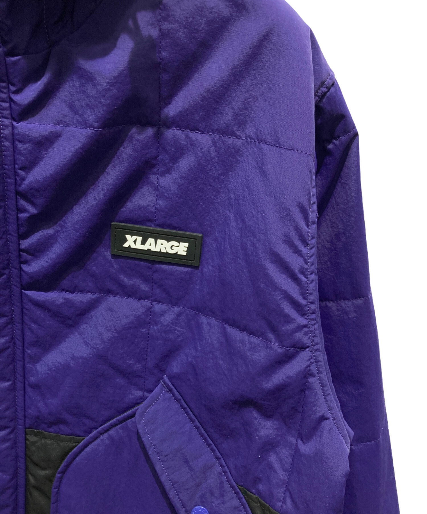 中古・古着通販】X-LARGE (エクストララージ) PANELED NYLON HOODED