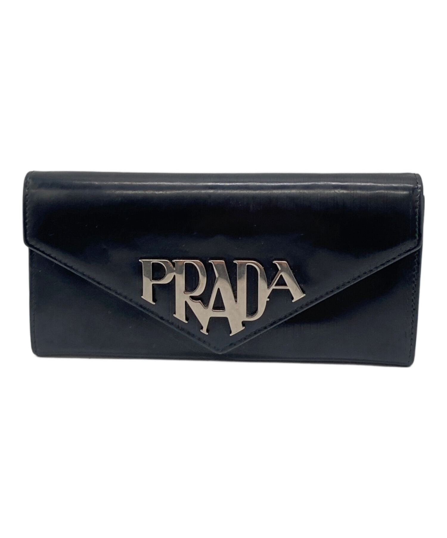 中古・古着通販】PRADA (プラダ) 長財布 ブラック｜ブランド・古着通販