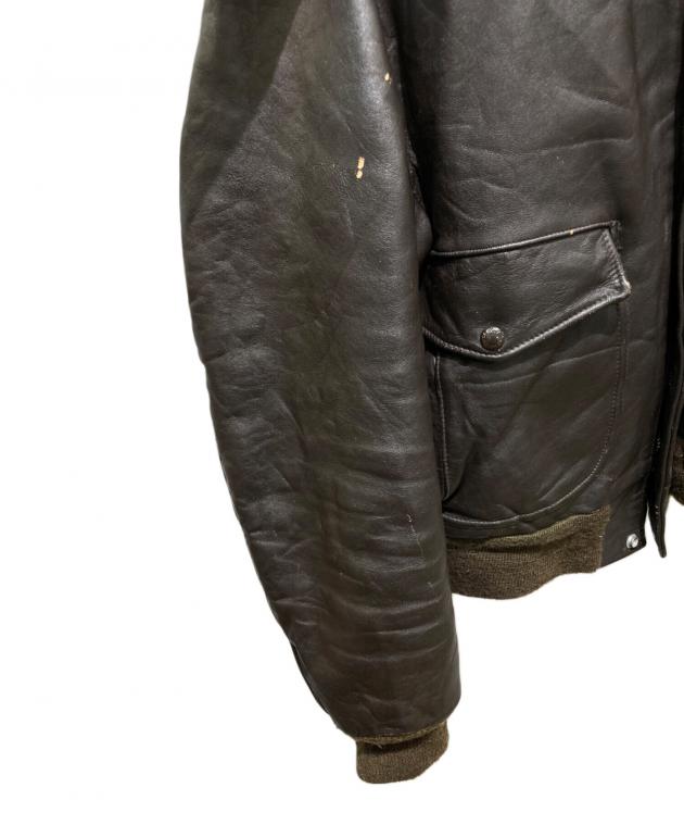 美品/44サイズ■schott フライトジャケットG-1184SM 本革 中古・古着通販】Schott (ショット) レザーフライトジャケット