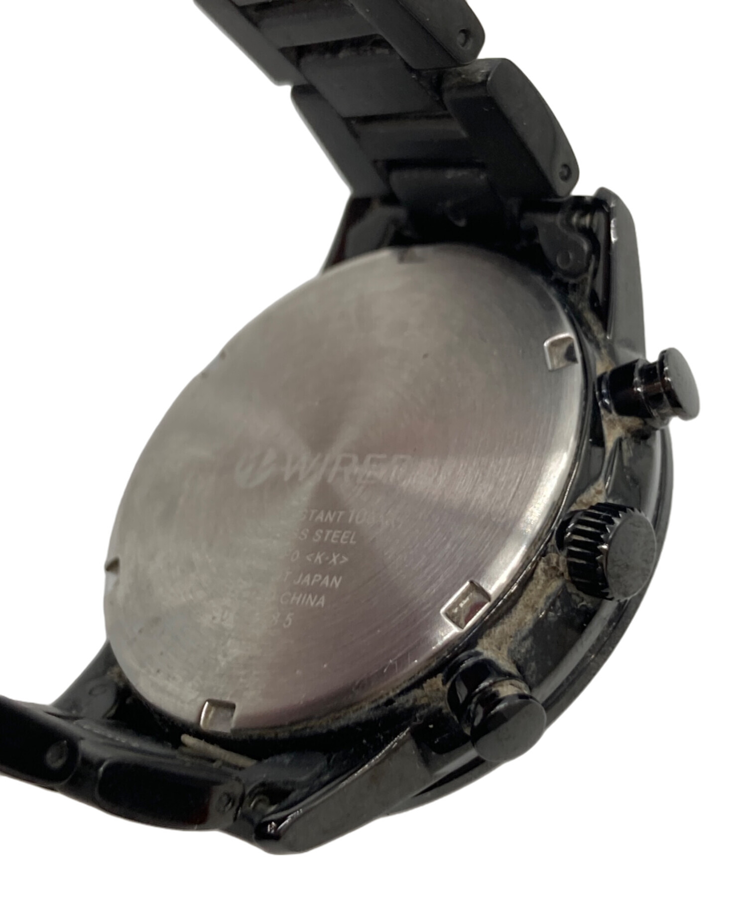 中古・古着通販】WIRED (ワイアード) 腕時計 ブラック｜ブランド・古着