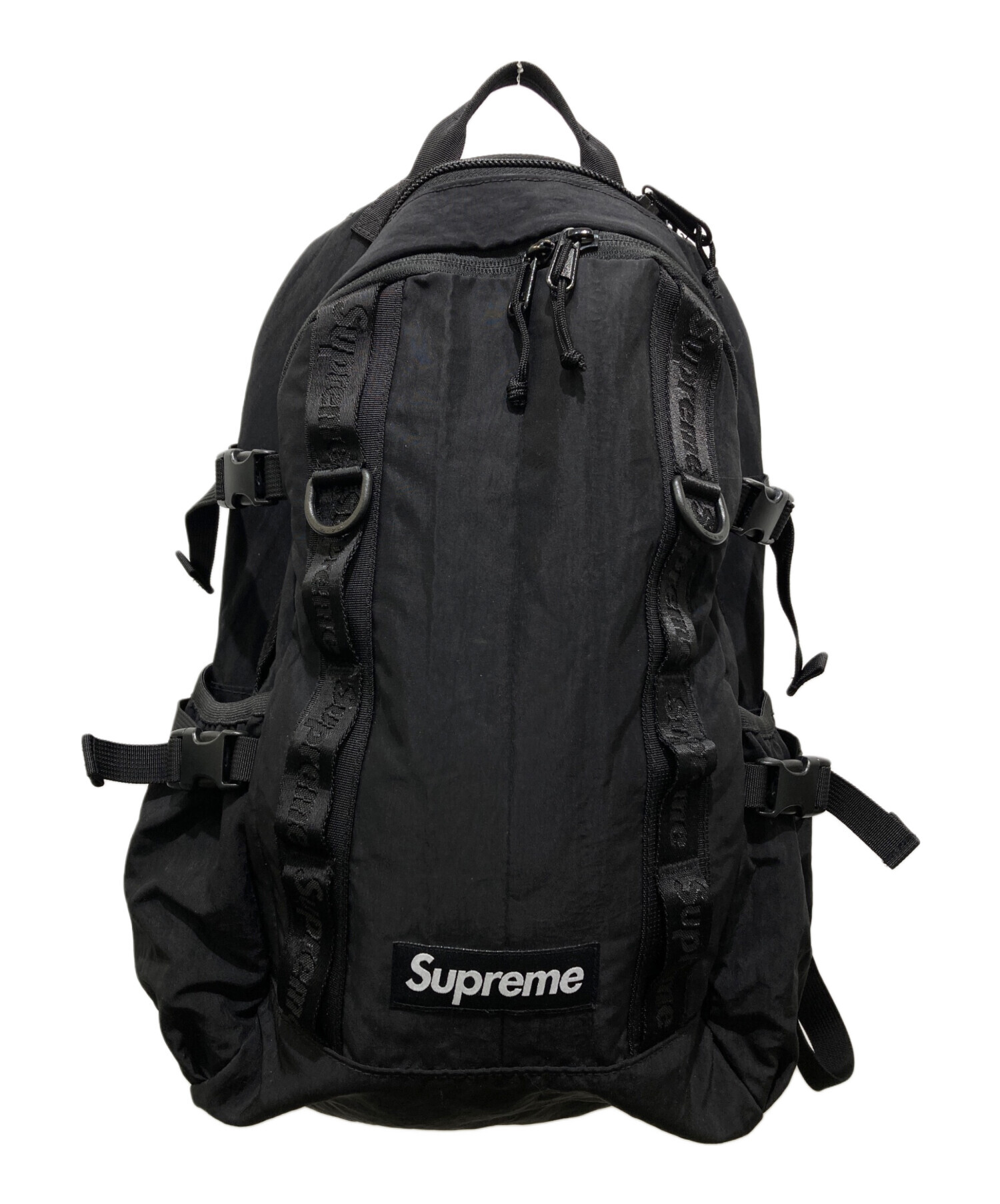 Supreme バックパック ブラック リュック シュプリーム リュックサック 中古・古着通販】Supreme (シュプリーム) Backpack ブラック｜ブランド