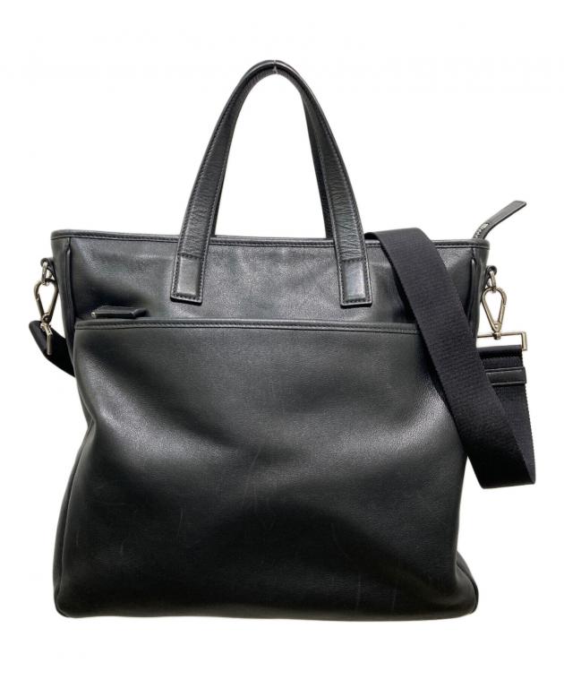 中古・古着通販】PRADA (プラダ) 三角ロゴプレート2WAYハンドバッグ