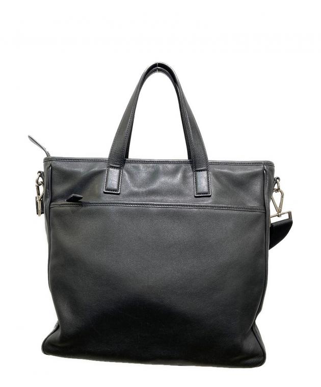 中古・古着通販】PRADA (プラダ) 三角ロゴプレート2WAYハンドバッグ