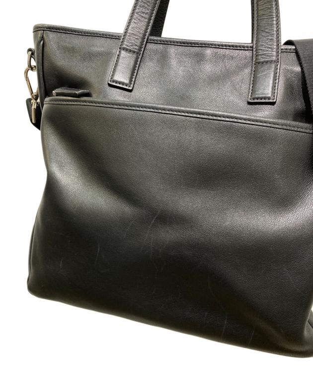 中古・古着通販】PRADA (プラダ) 三角ロゴプレート2WAYハンドバッグ