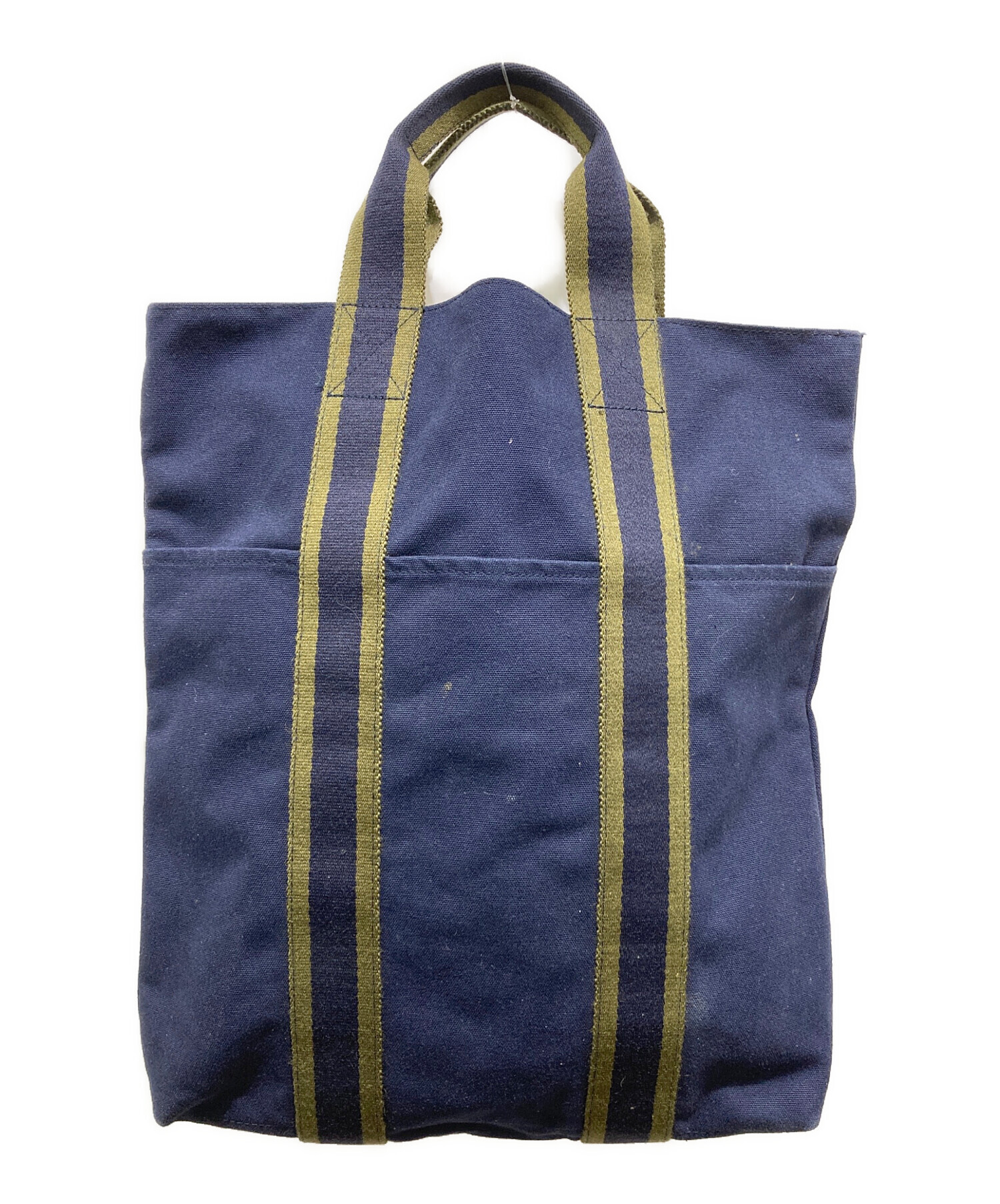 中古・古着通販】HERMES (エルメス) トートバッグ ネイビー｜ブランド 
