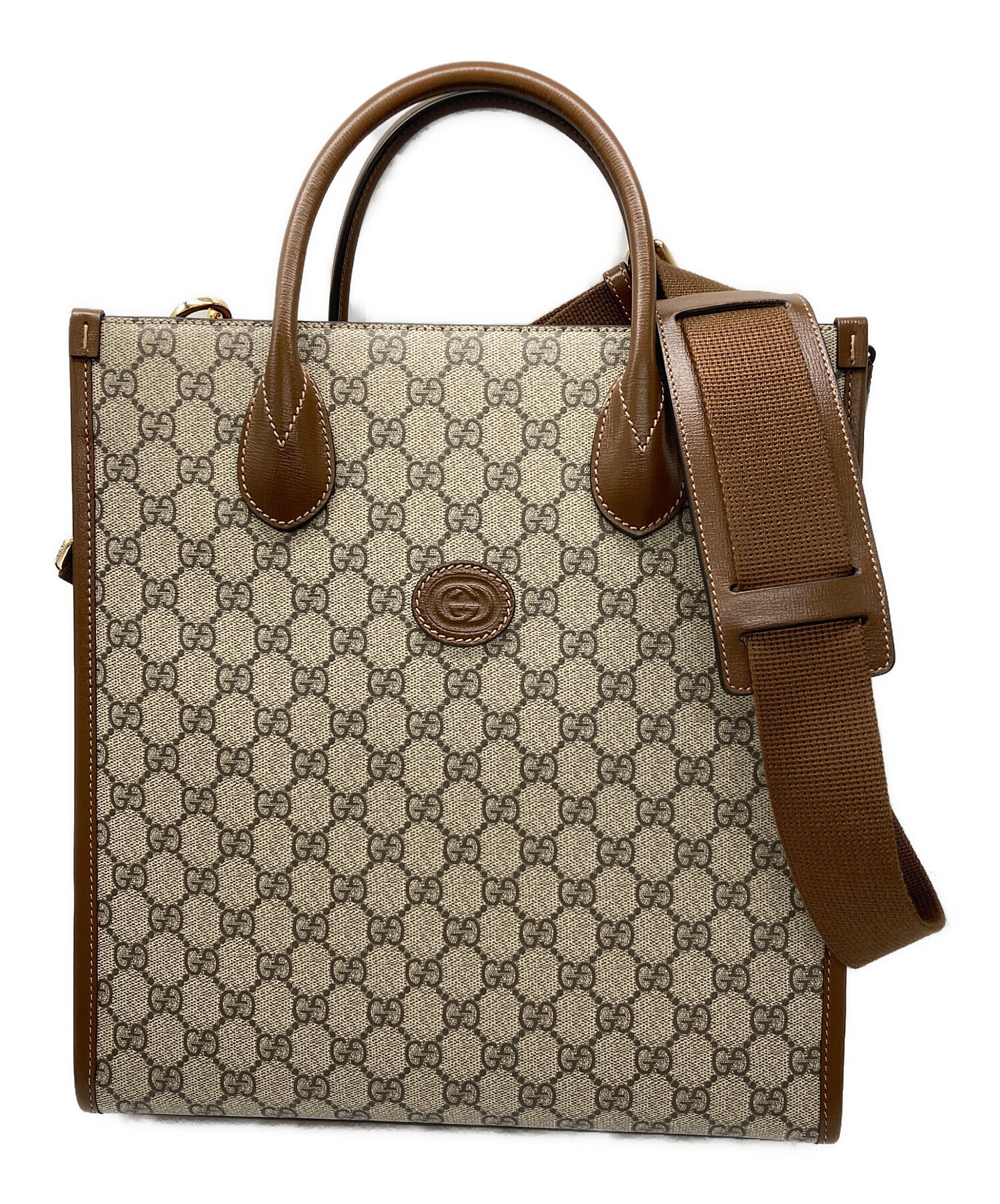 中古・古着通販】GUCCI (グッチ) インターロッキングG付き2WAY 