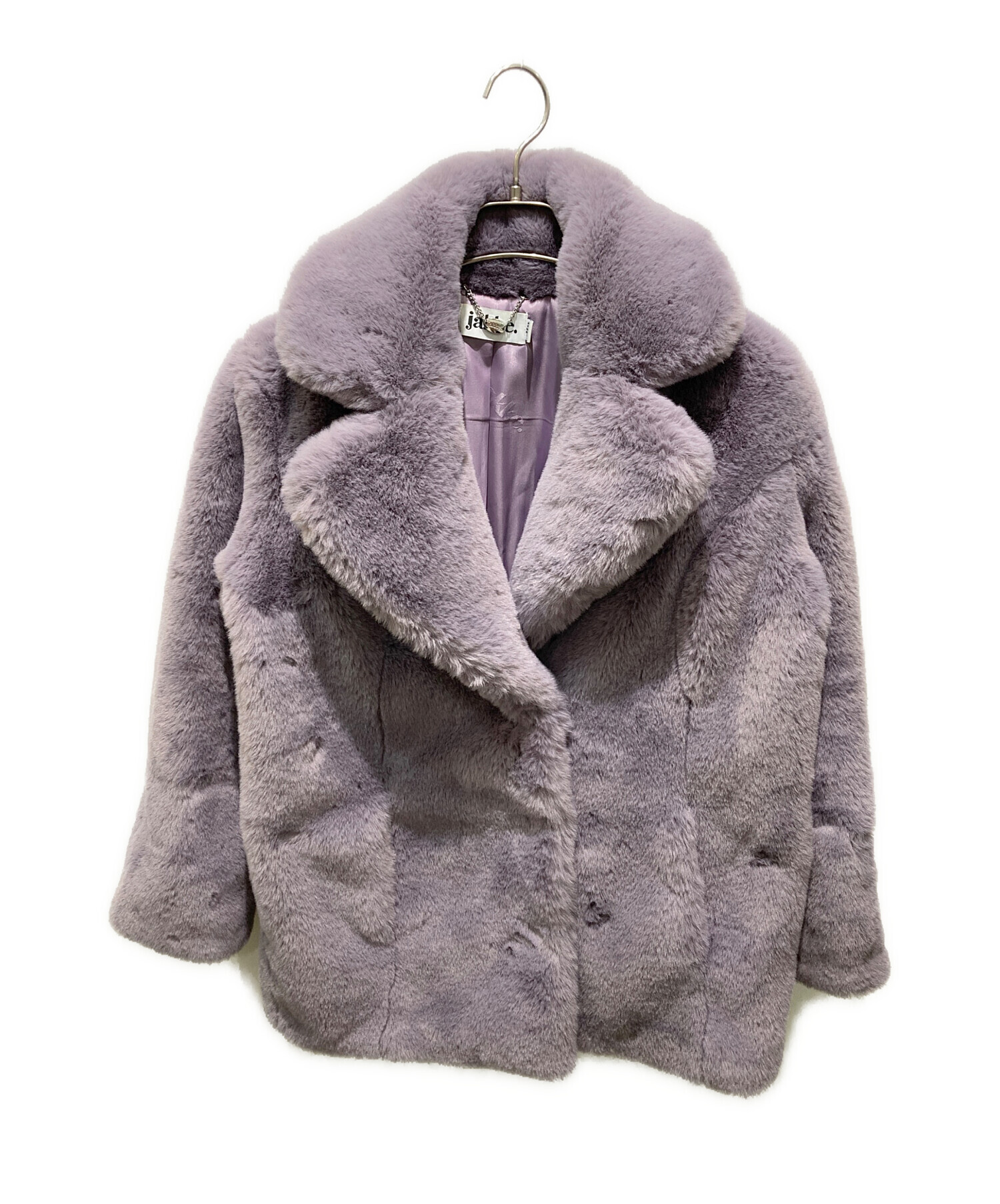 中古・古着通販】jakke (ジャッキー) フェイクファーコート パープル