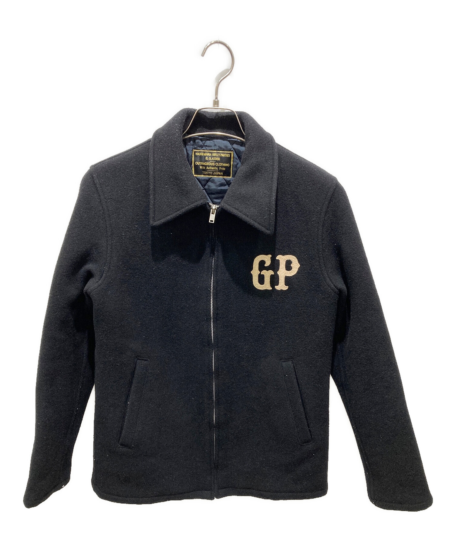 WACOMARIA／メルトンジャケット 中古・古着通販】WACKO MARIA (ワコマリア) バック刺繍メルトン