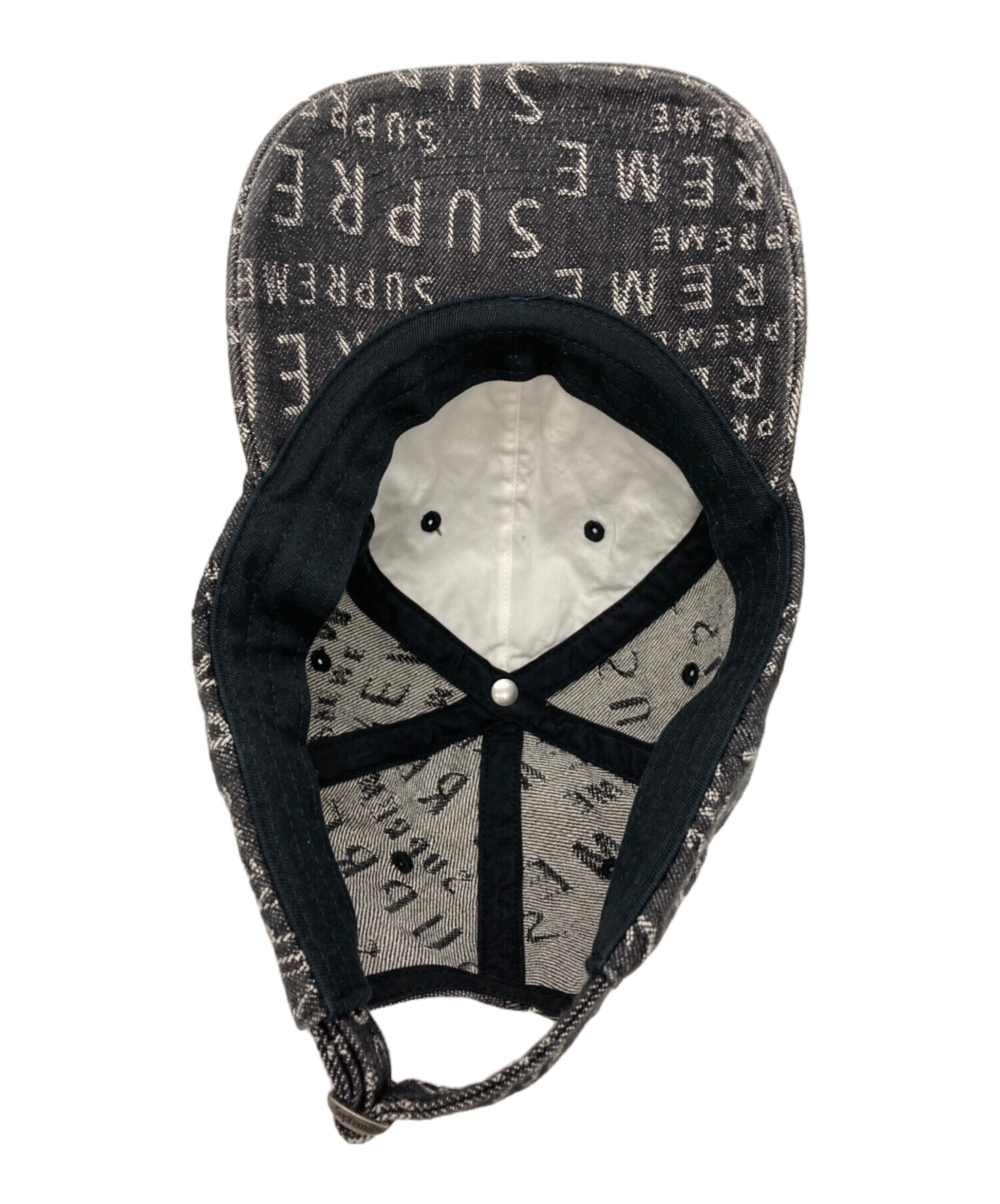 中古・古着通販】SUPREME (シュプリーム) Warp jacquard Logos Denim 6