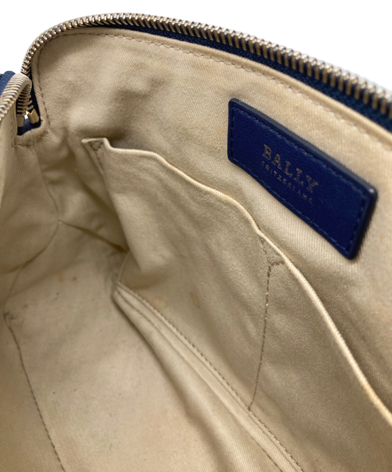 中古・古着通販】BALLY (バリー) スモールレザー2WAYバッグ ネイビー