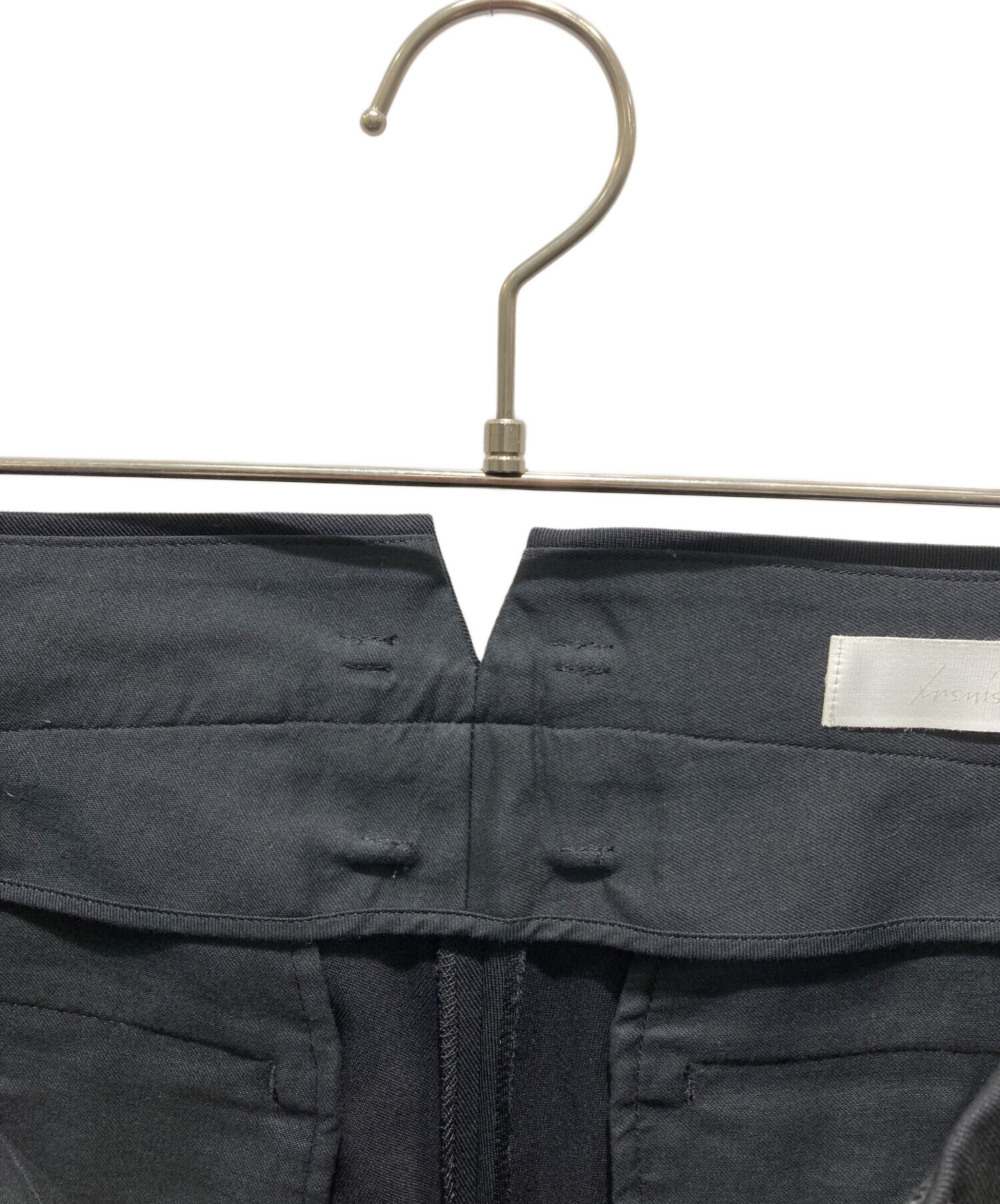 中古・古着通販】IRENISA (イレニサ) 別注SEMI FLARED PANTS ネイビー