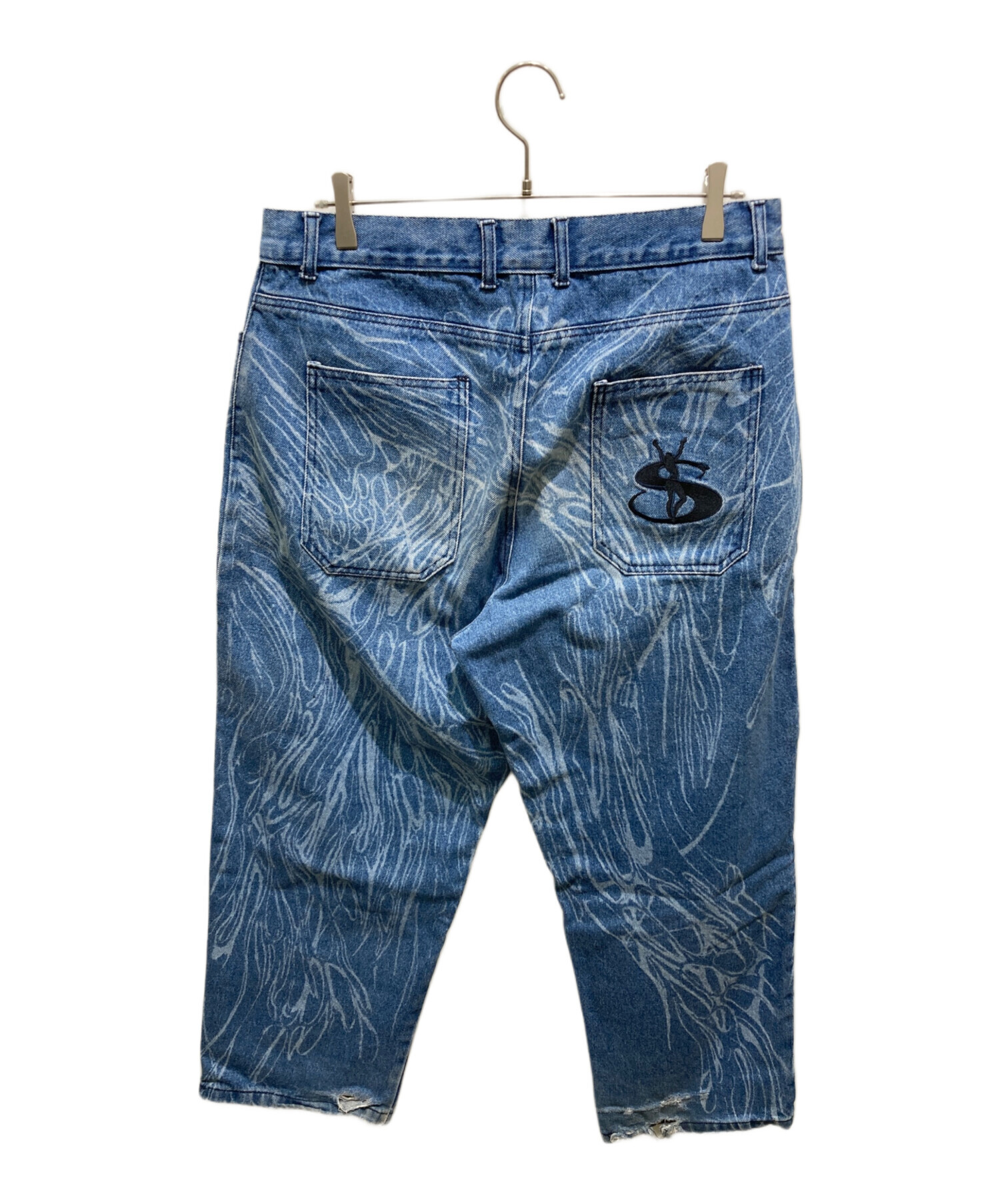 中古・古着通販】yard sale (ヤードセール) ripper jeans ブルー