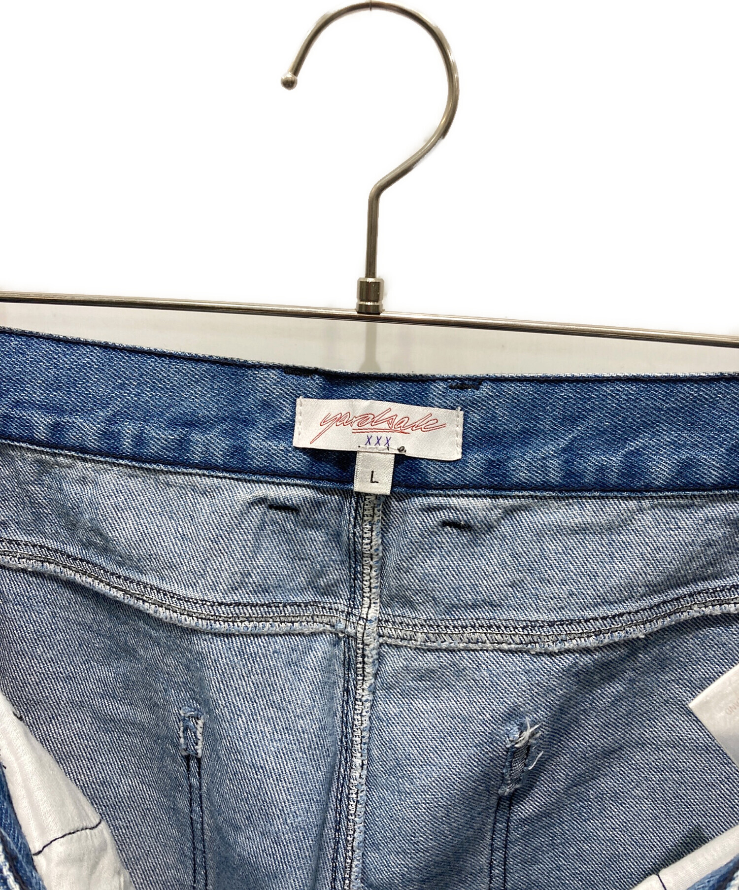 中古・古着通販】yard sale (ヤードセール) ripper jeans ブルー