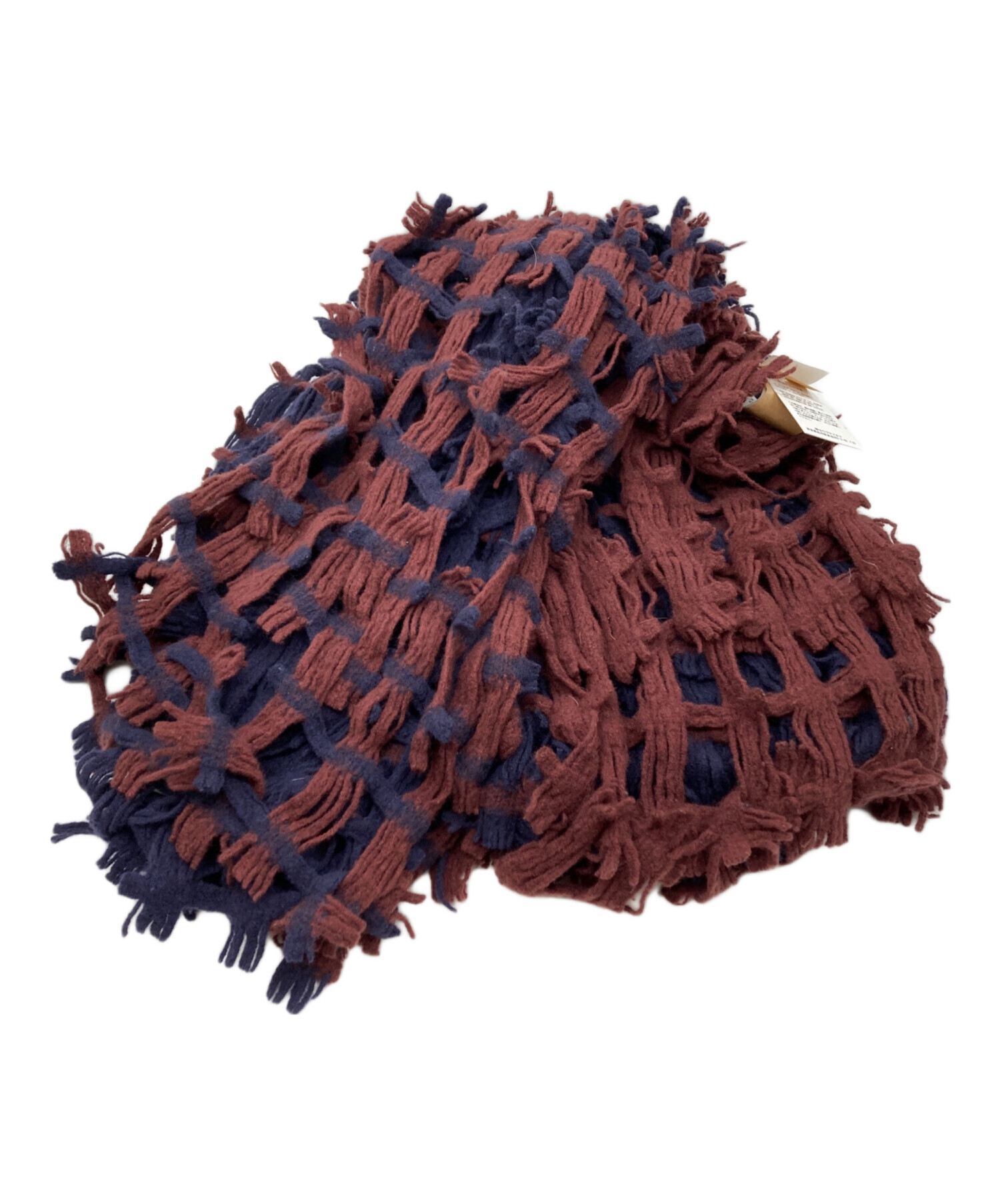 中古・古着通販】GROUND Y (グラウンドワイ) Dobby wool Lattice stole