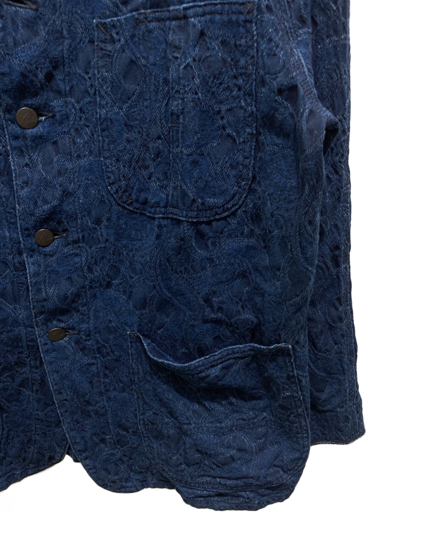 中古・古着通販】Needles (ニードルズ) Chore Coat ブルー サイズ:S