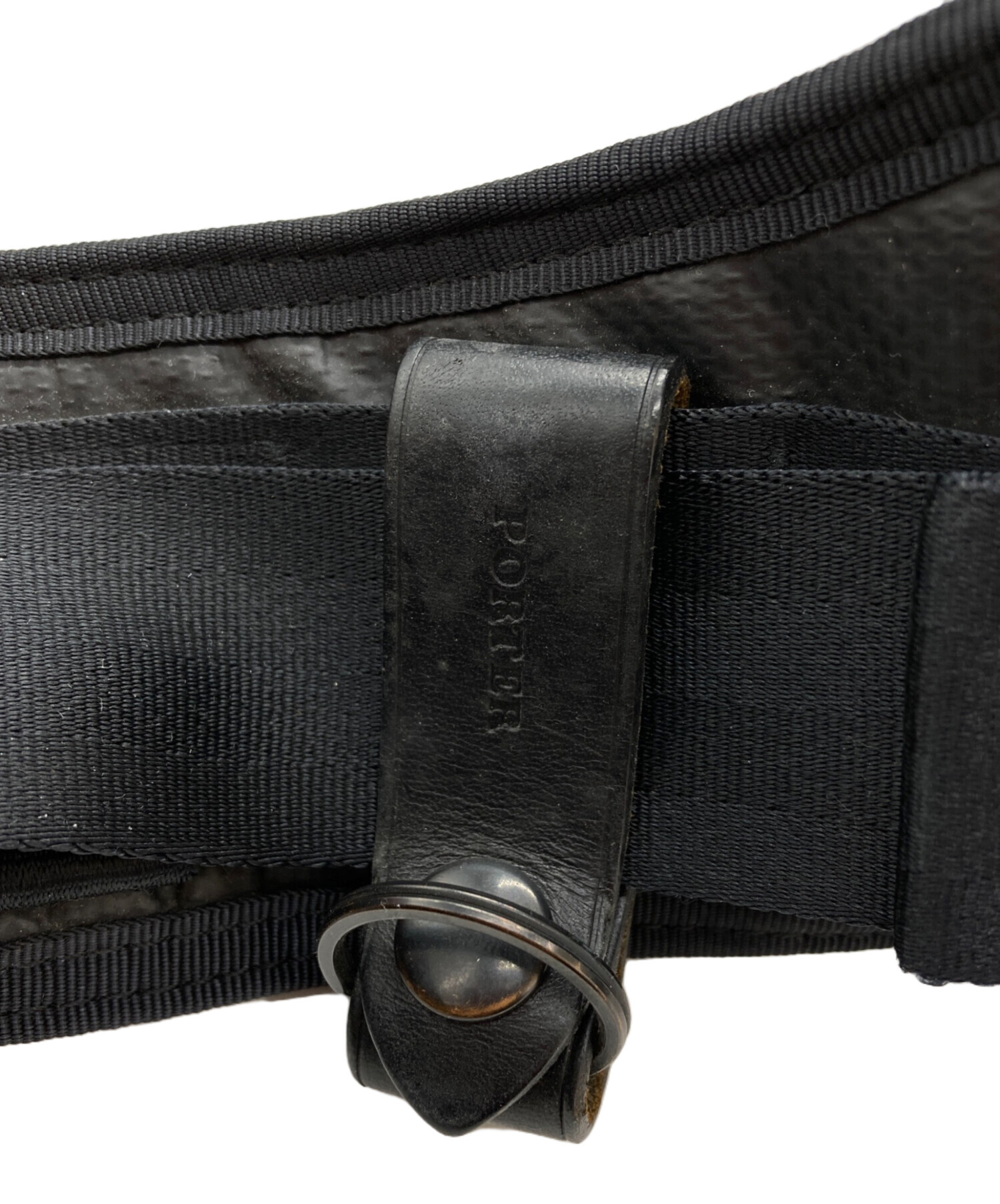 中古・古着通販】PORTER (ポーター) WAIST BAG ブラック｜ブランド