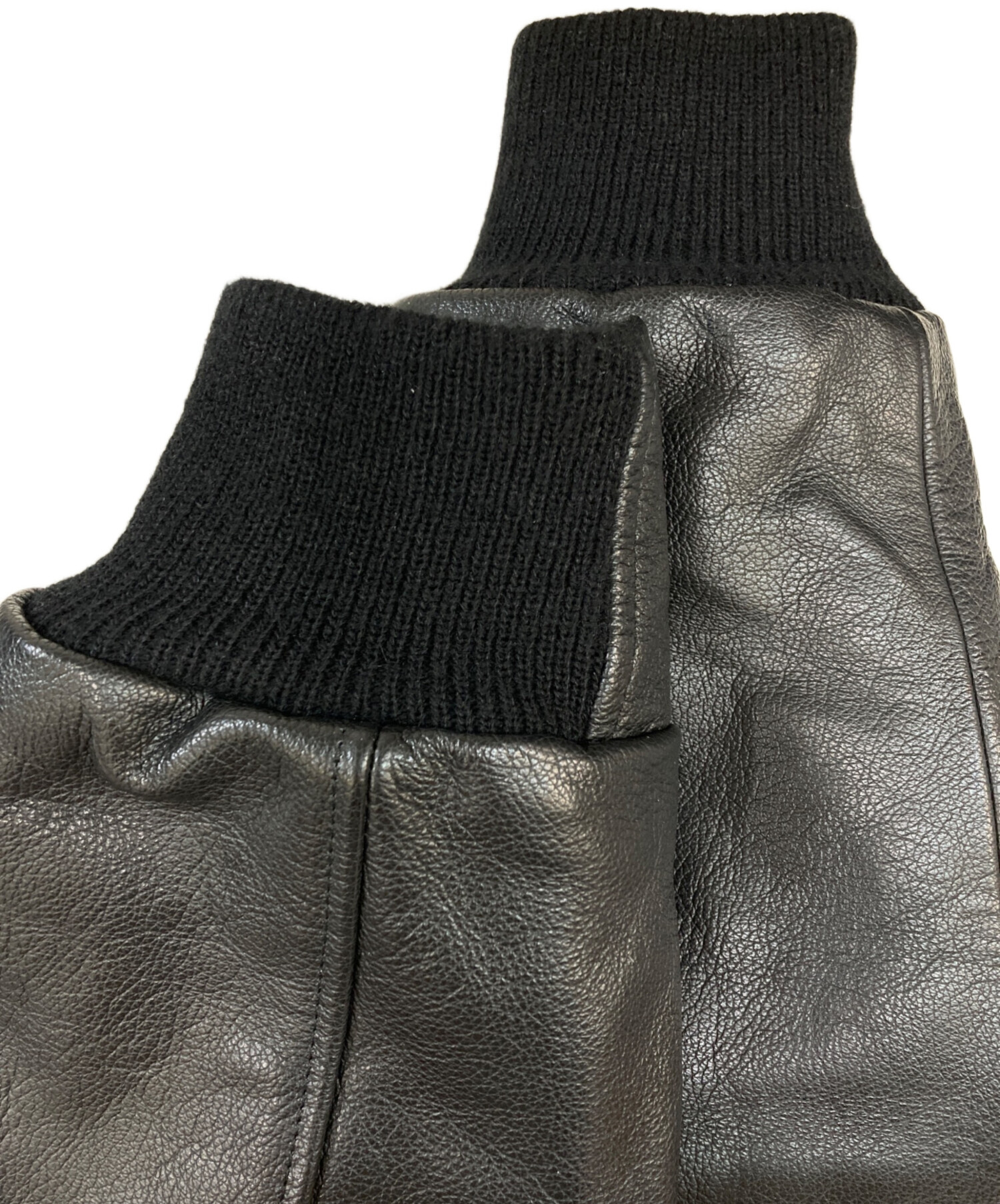 中古・古着通販】Golden Bear (ゴールデンベア) ウールレザー切替