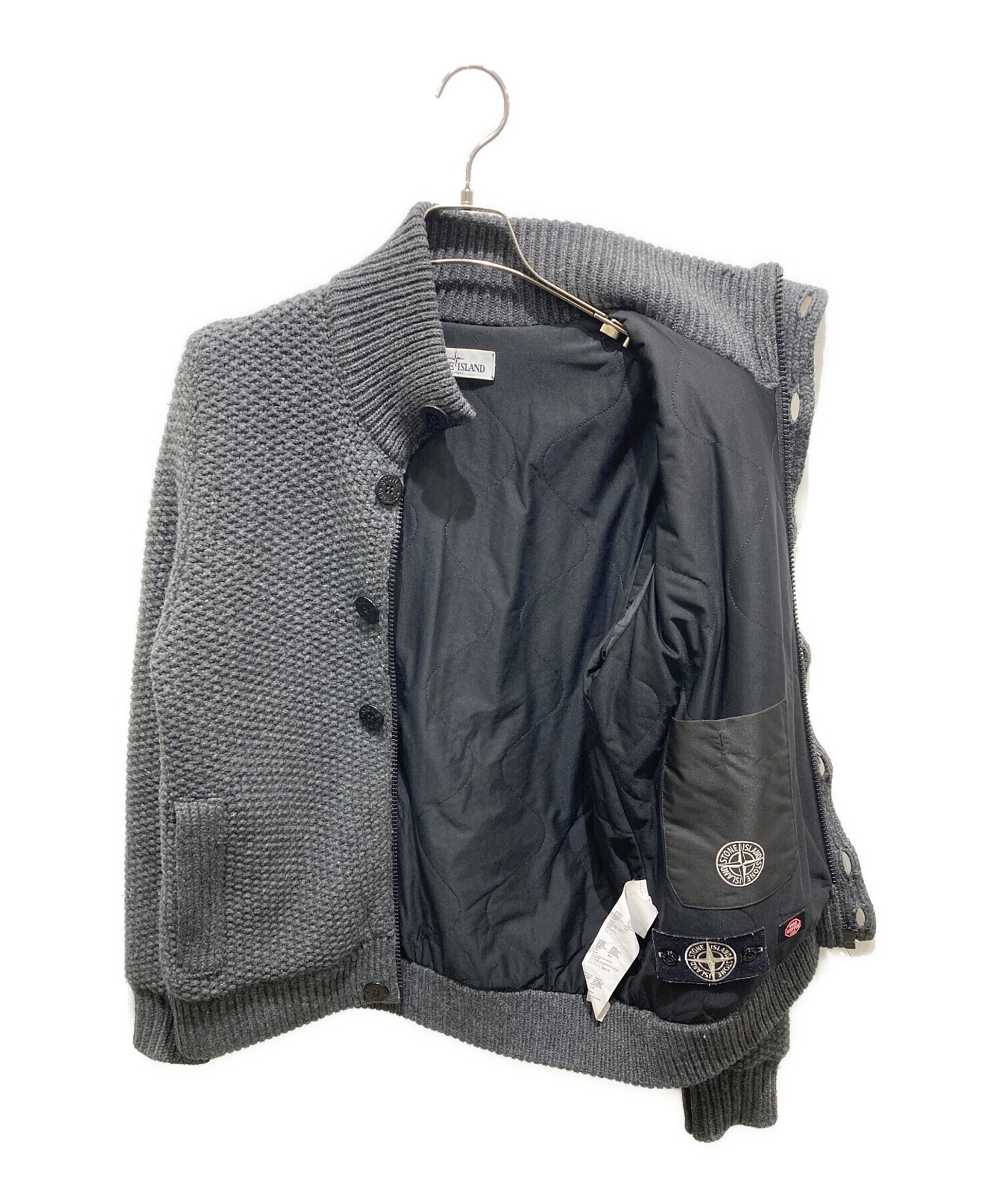 中古・古着通販】STONE ISLAND (ストーンアイランド) ニットジャケット