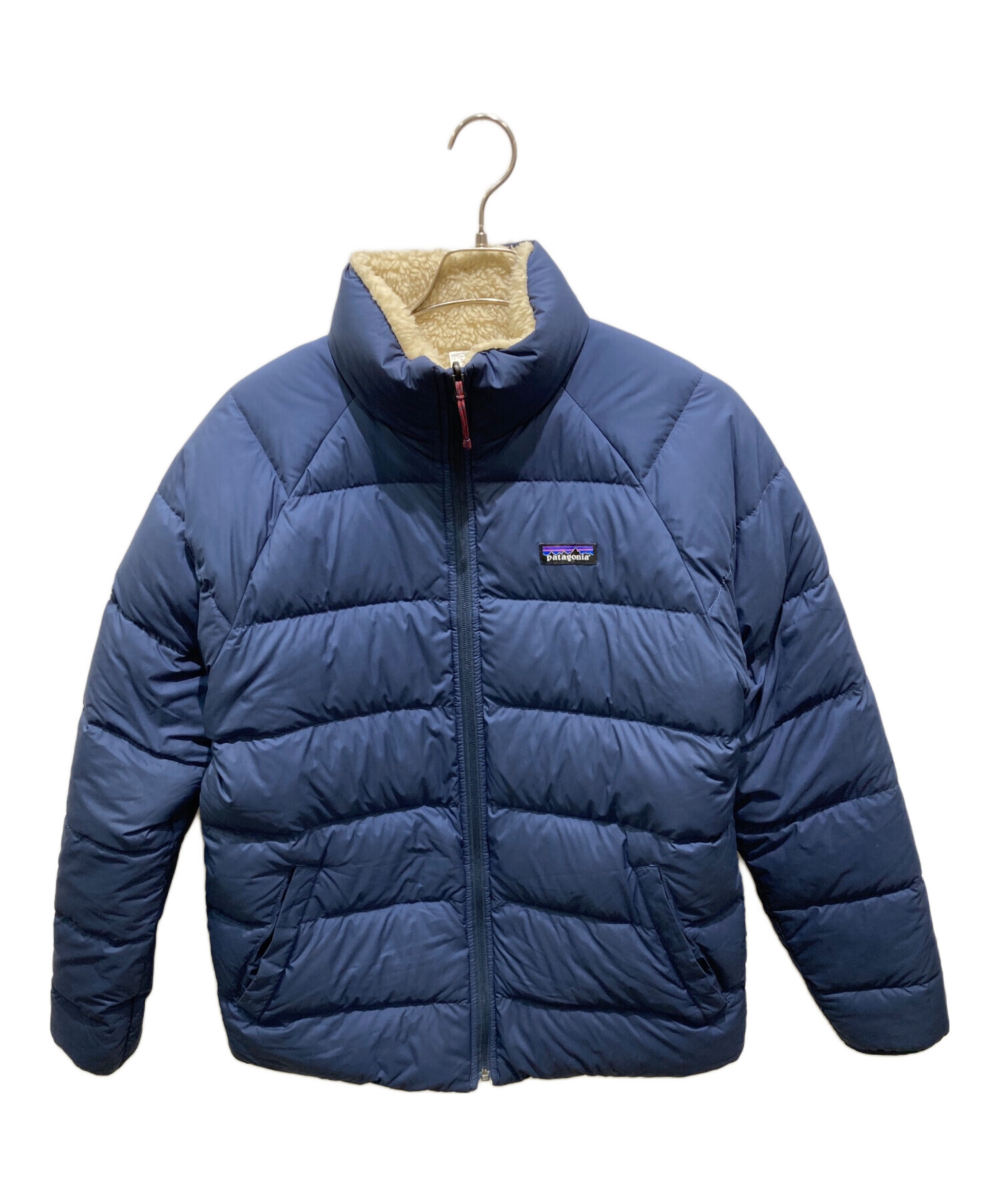 Patagonia ネイビー リバーシブルダウンジャケット　※写真のタグ紛失 中古・古着通販】Patagonia (パタゴニア) リバーシブルサイレント