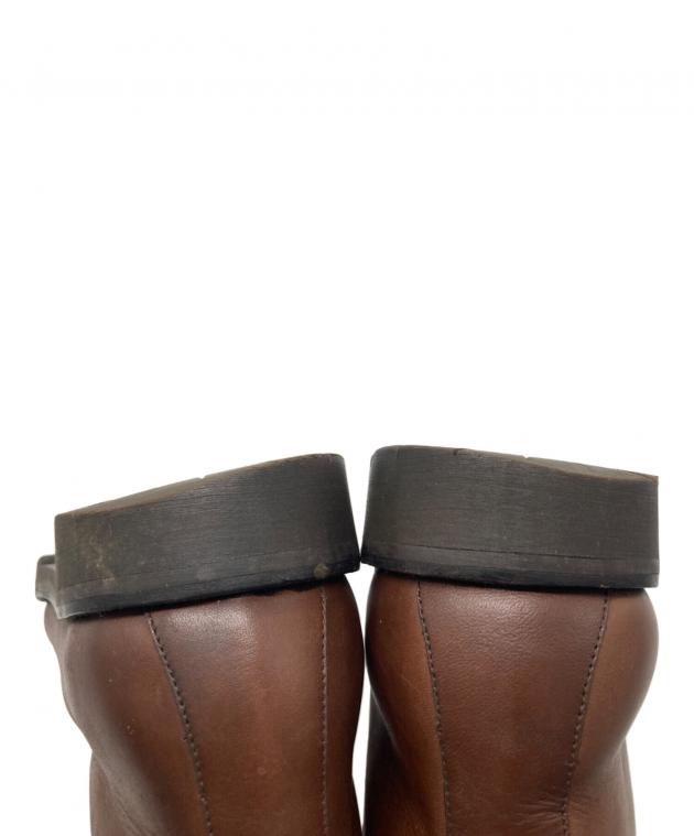 中古・古着通販】GUCCI (グッチ) ホースビットショートブーツ ブラウン