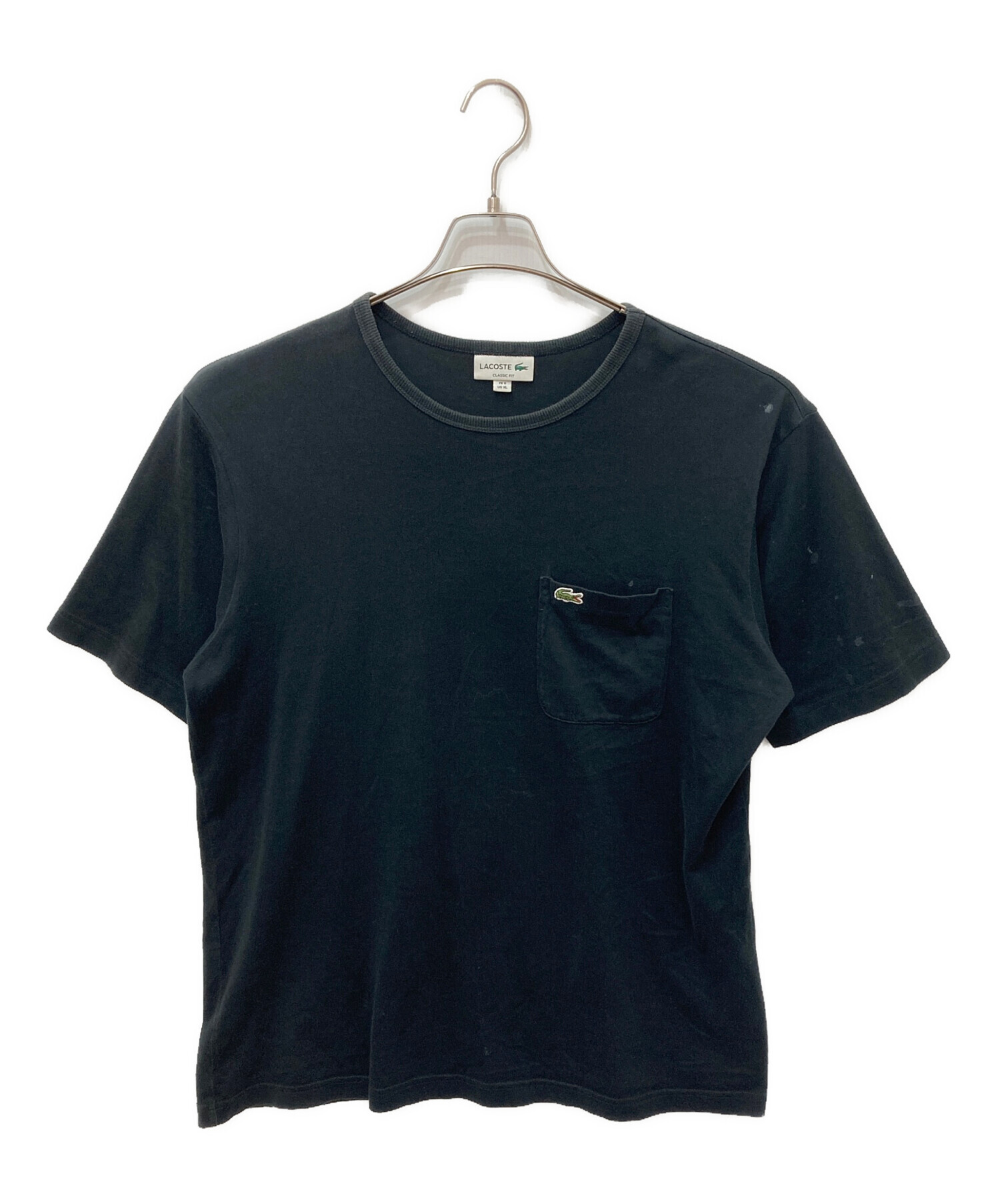 中古・古着通販】LACOSTE (ラコステ) 半袖カットソー ブラック サイズ