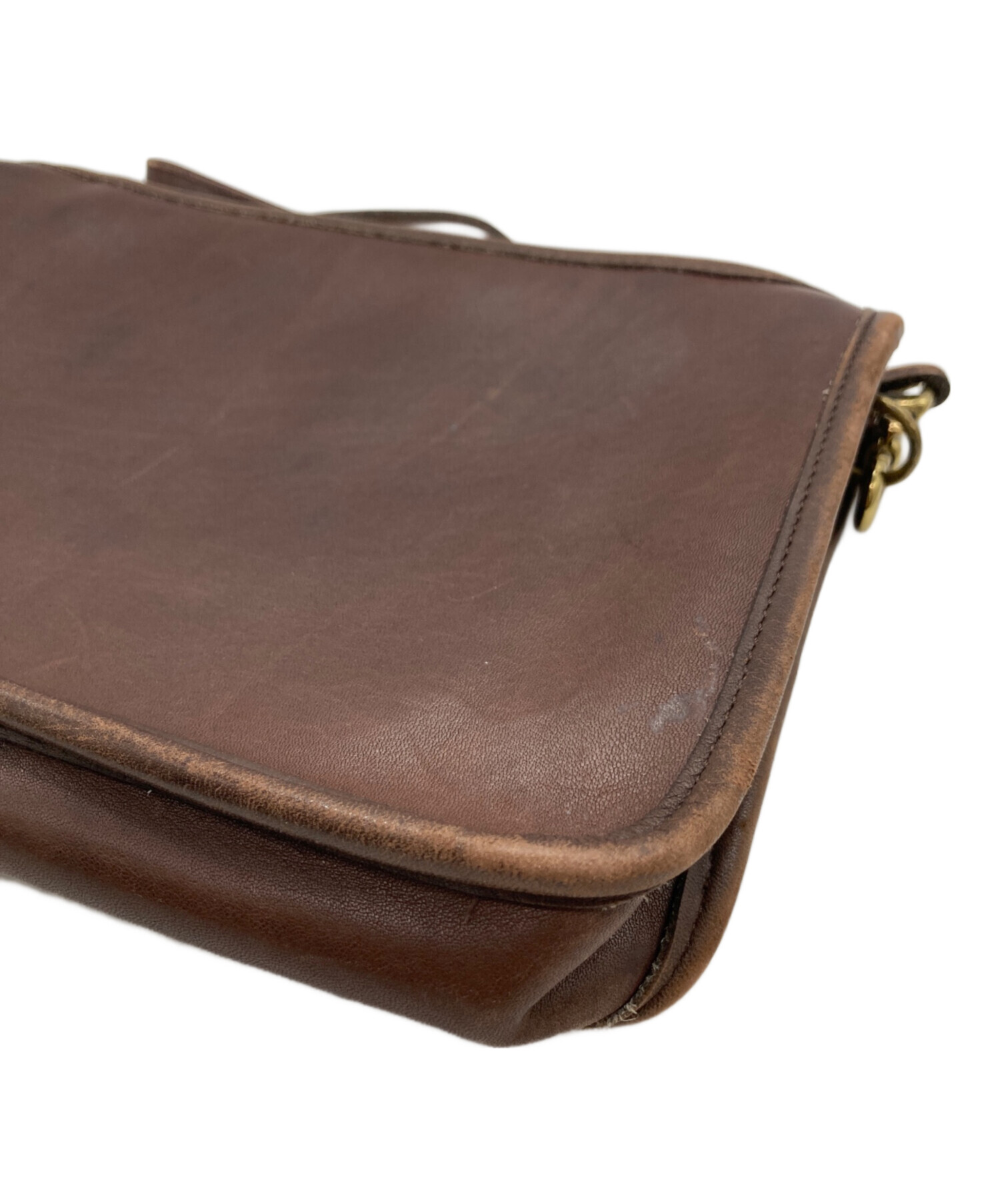 中古・古着通販】COACH (コーチ) ショルダーバッグ ブラウン｜ブランド