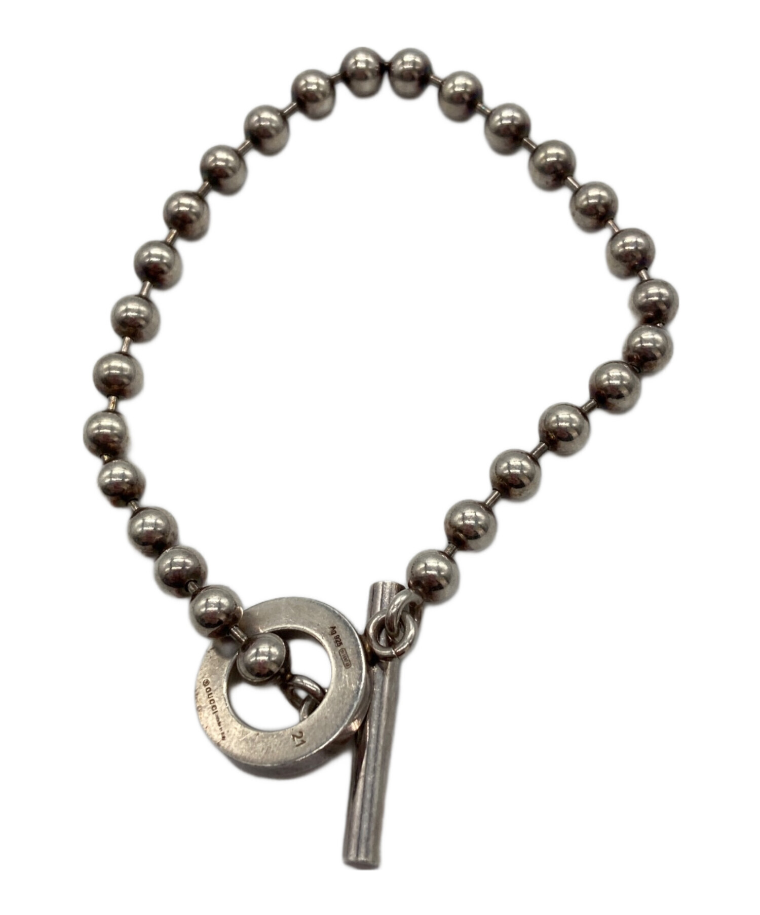 中古・古着通販】GUCCI (グッチ) ボールチェーンブレスレット