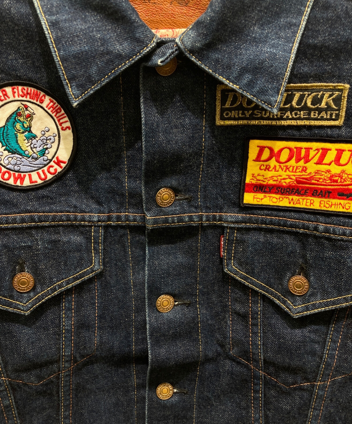 中古・古着通販】EVISU (エヴィス) デニムジャケット ブルー サイズ:38