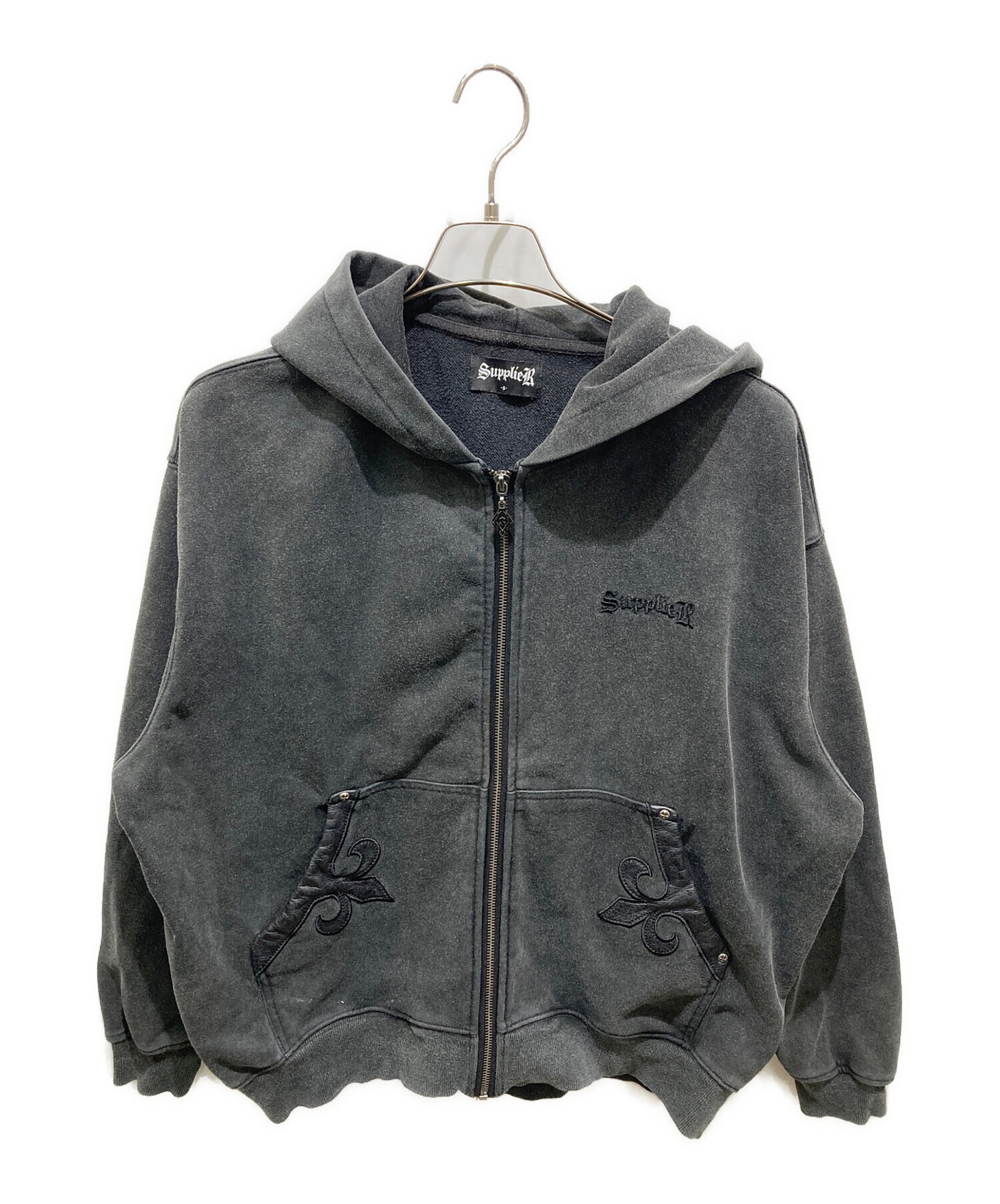 中古・古着通販】SUPPLIER (サプライヤー) ユーズド加工ジップパーカー 